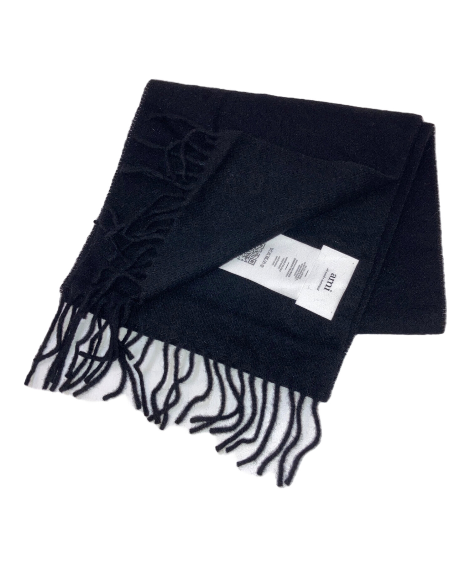 中古・古着通販】AMI PARIS (アミ パリス) ハートロゴ刺繍 フリンジ