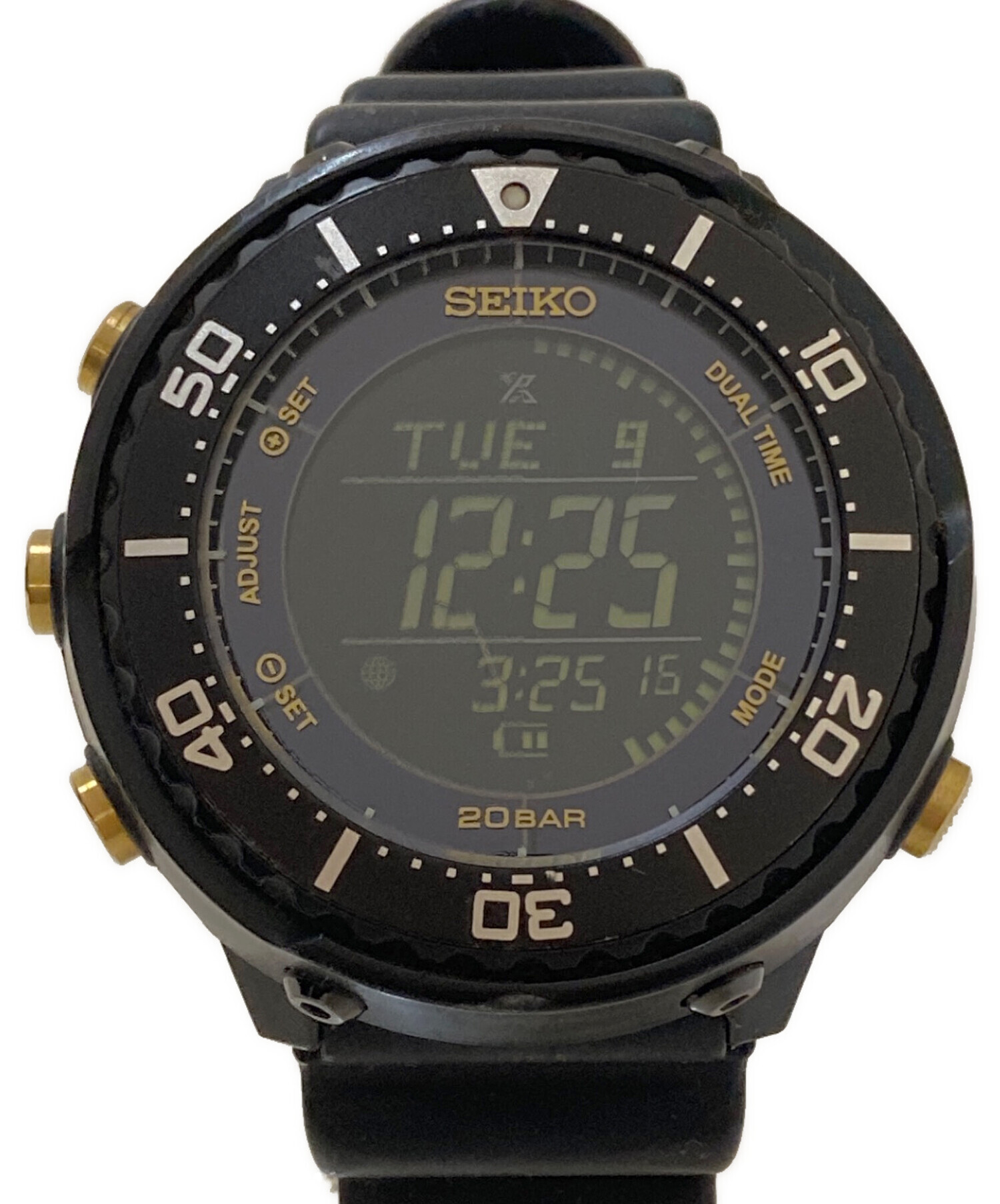 中古・古着通販】SEIKO (セイコー) ダイバーズウォッチ ブラック