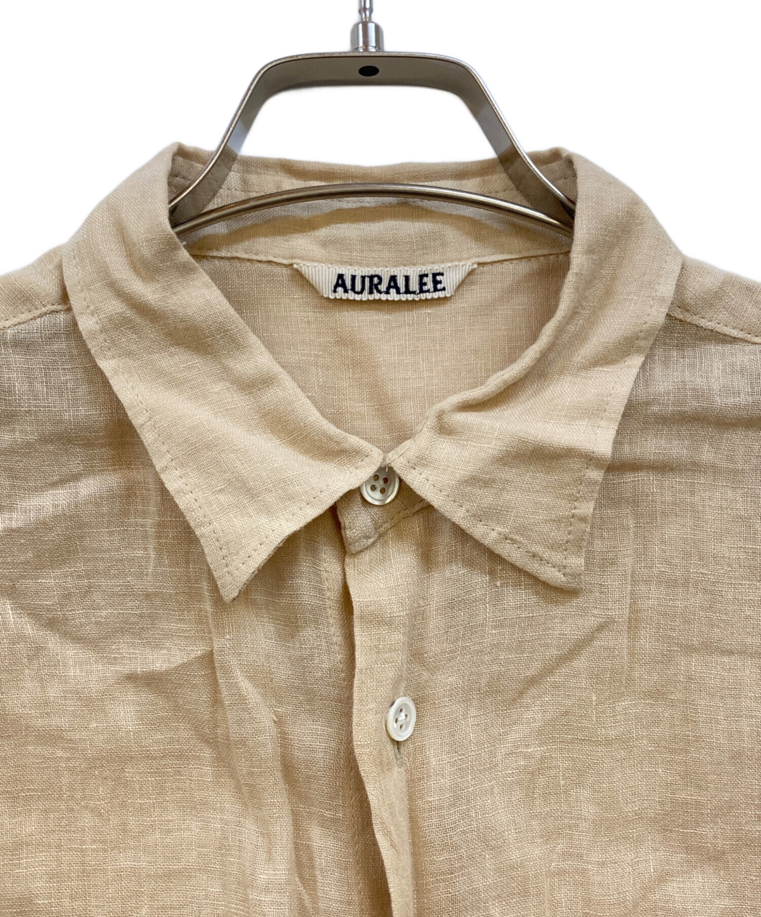 中古・古着通販】AURALEE (オーラリー) SEE-THROUGH LINEN SHIRTS