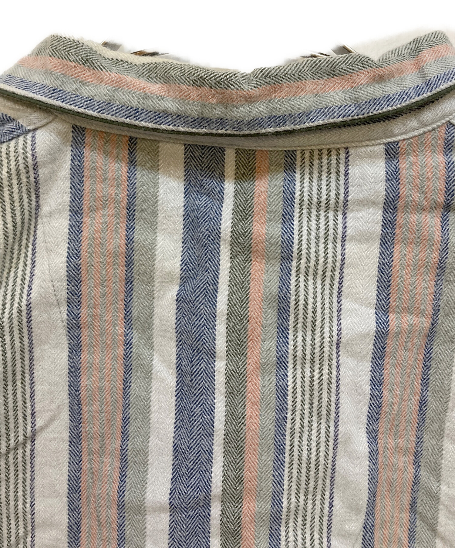 中古・古着通販】CELINE (セリーヌ) 馬車刺繍ロゴ ストライプパジャマ