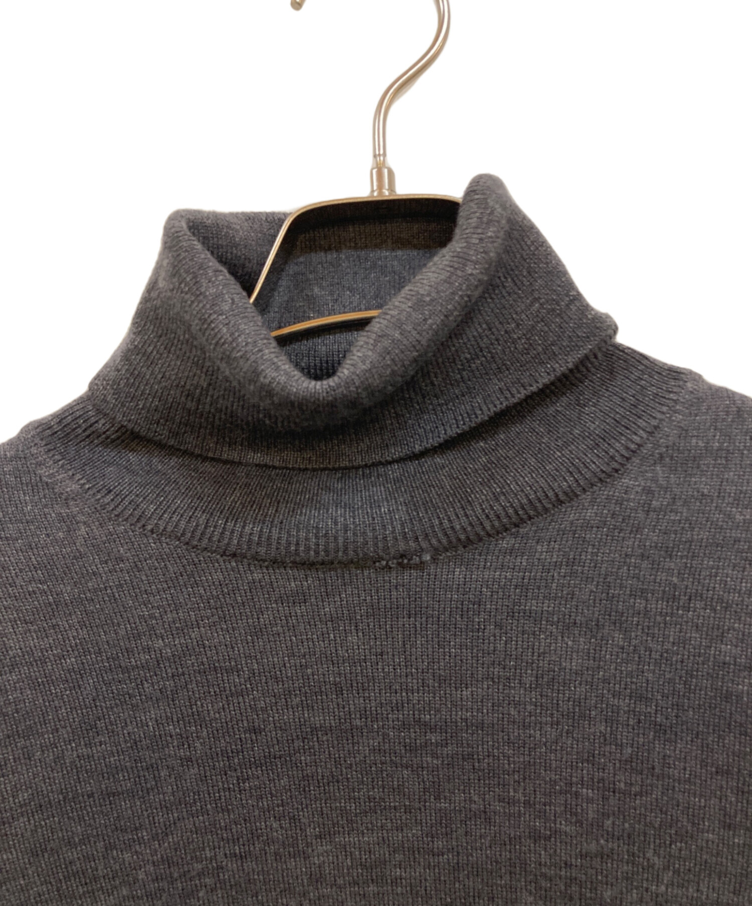 中古・古着通販】Zanone (ザノーネ) タートルネックニット グレー
