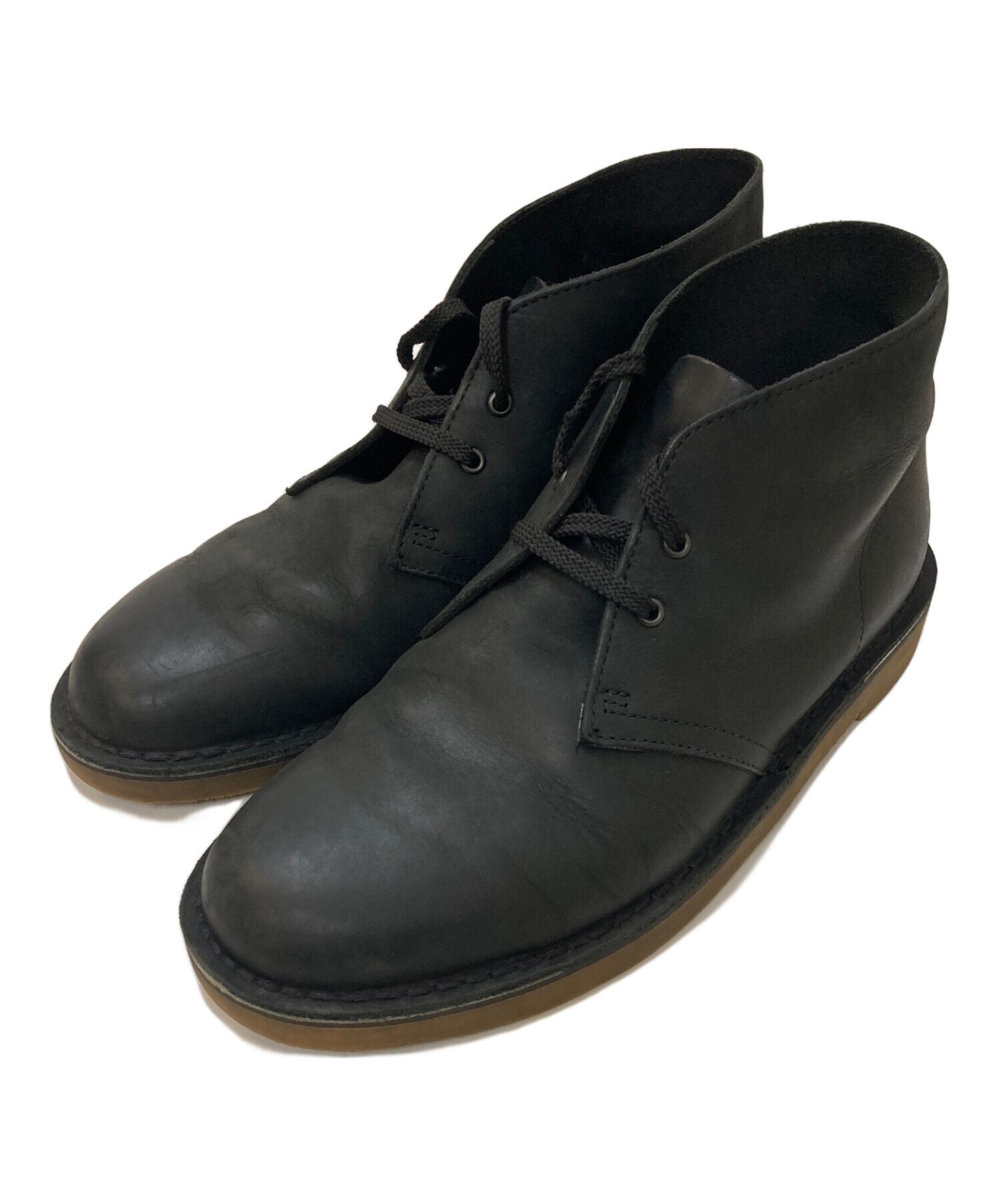 clarks クラークス ブーツ メンズ 【古着】【中古】 中古・古着通販】CLARKS (クラークス) デザートブーツ ブラック サイズ