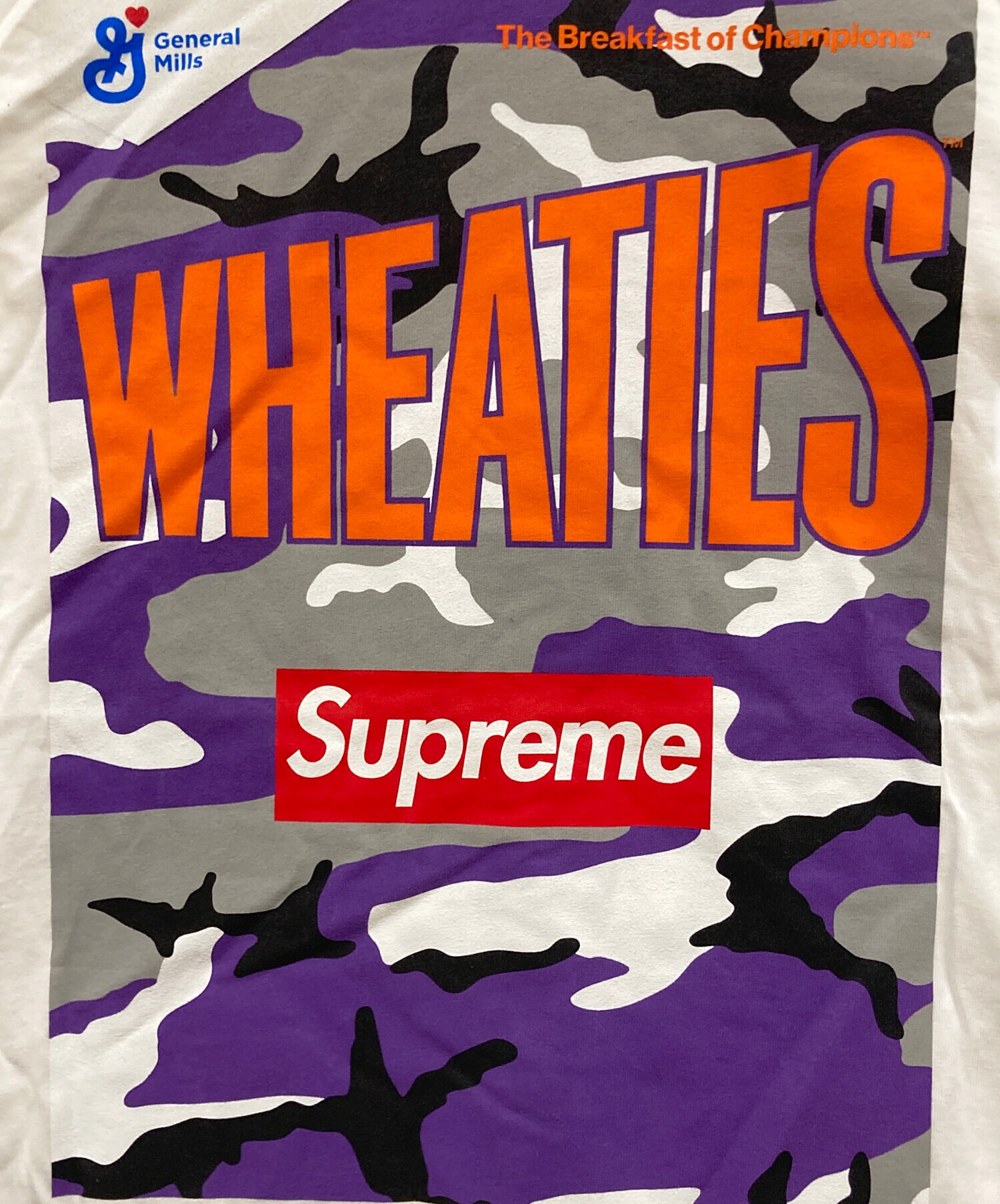 supreme wheaties tee 新品　未使用 中古・古着通販】SUPREME (シュプリーム) Wheaties tee ホワイト