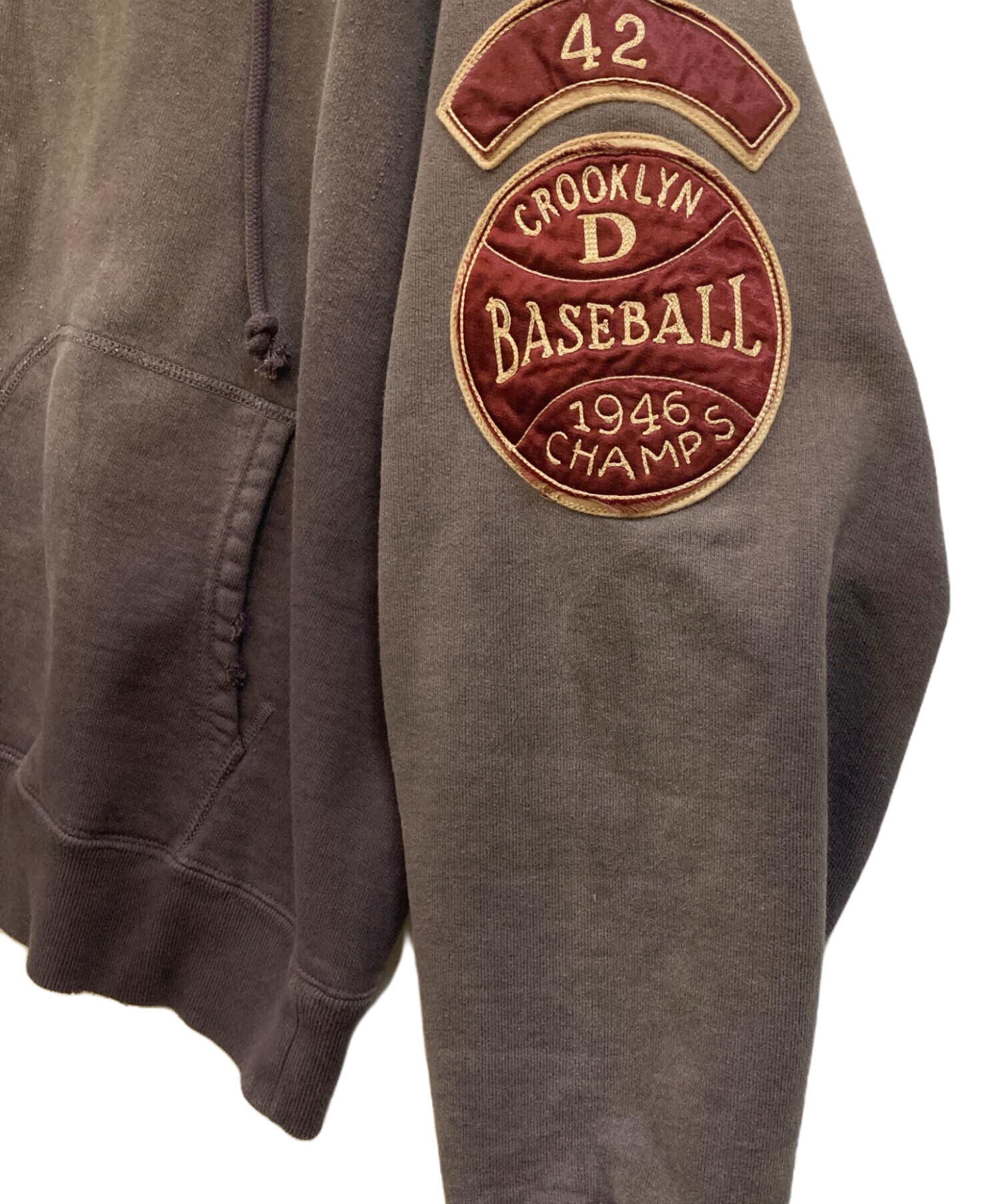 中古・古着通販】BOWWOW (バウワウ) BASEBALL CHAMPION ZIP HOODIE