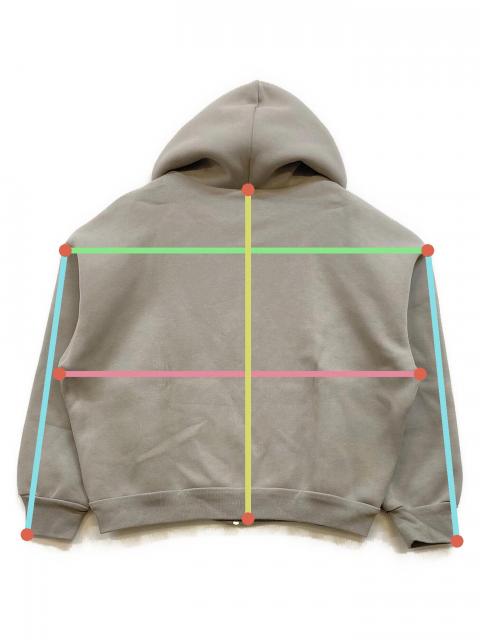 中古・古着通販】SEVENTH (セブンス) V2 ZIP Hoodie グレー サイズ:L