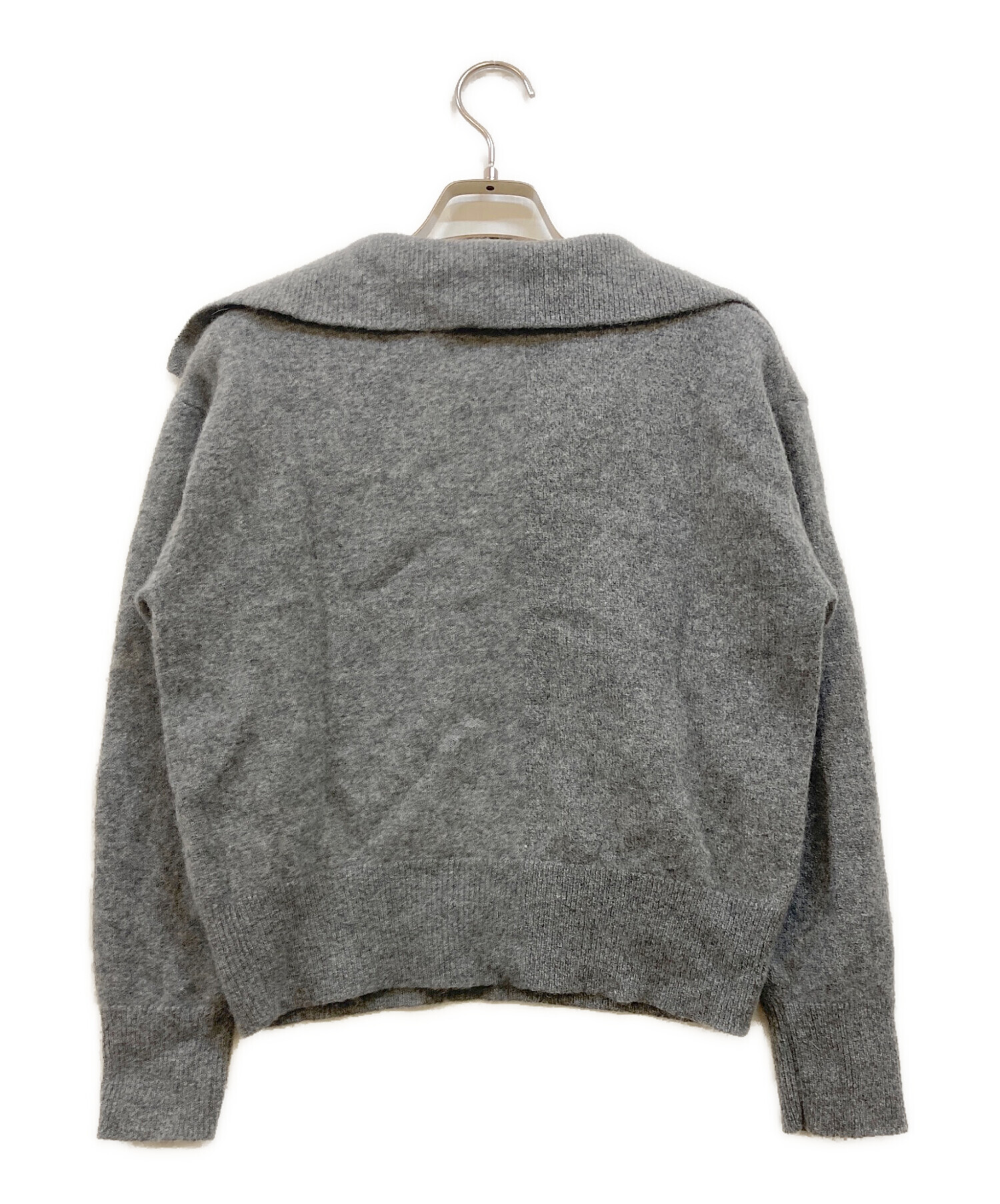 SNIDEL×LACOSTE スキッパーニットプルオーバー SNIDEL×LacosteスキッパーニットプルオーバーGRY - メルカリ