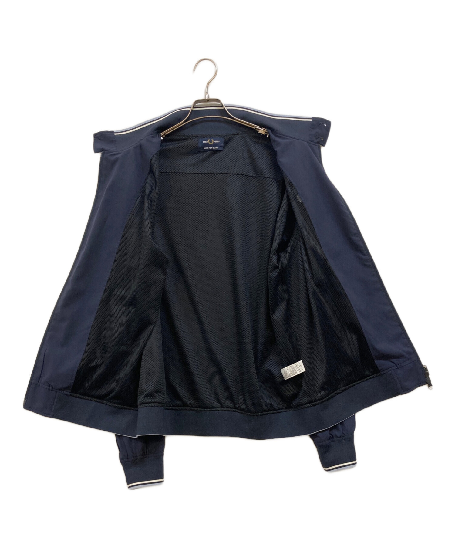 FRED PERRY ブルー ナイロンジャケット Lサイズ 中古・古着通販】FRED PERRY (フレッドペリー) スイングトップ