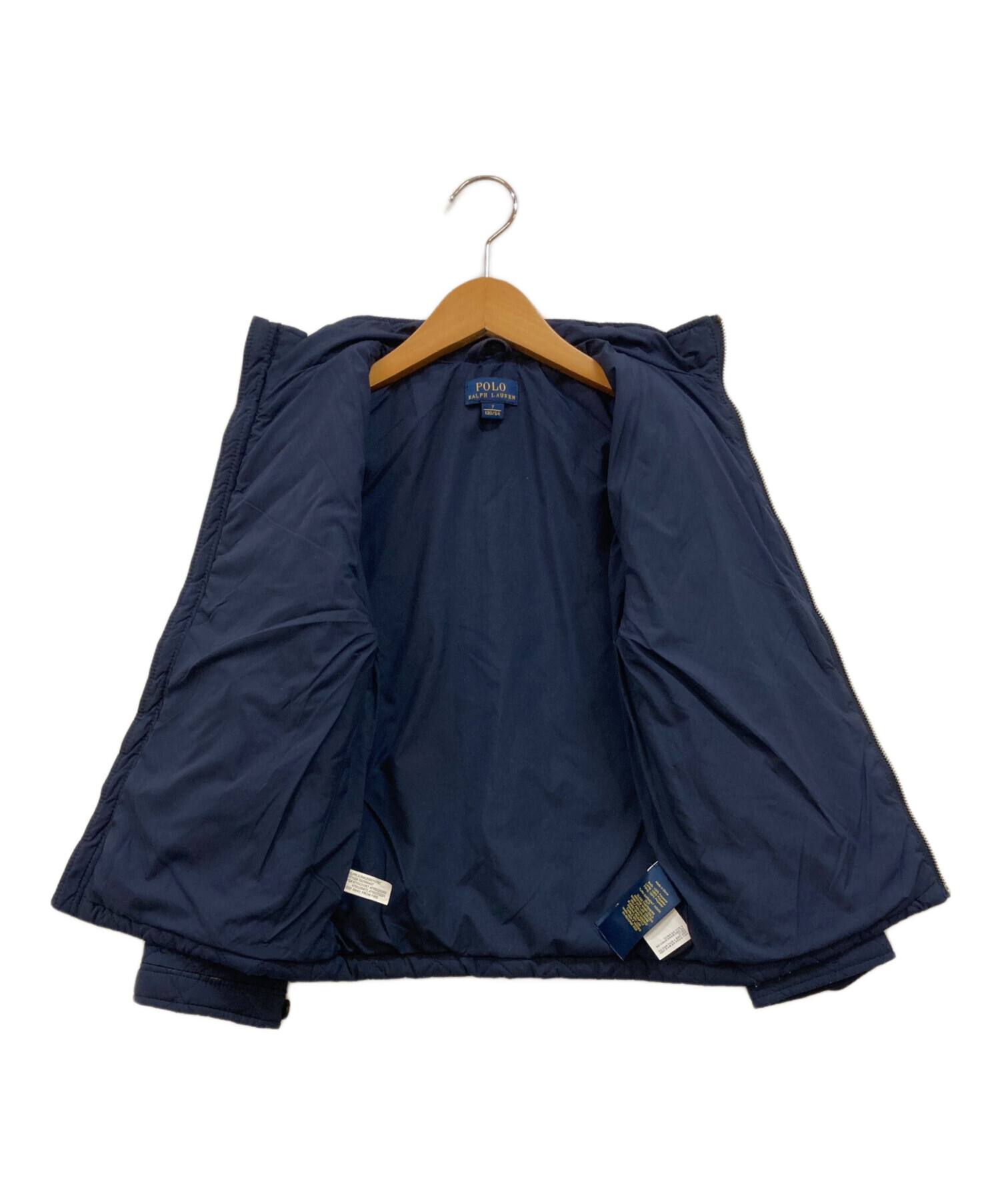 新品★Polo Ralph Lauren ネイビー キルティングジャケット160 ポロラルフローレンキルティングジャケットネイビー160