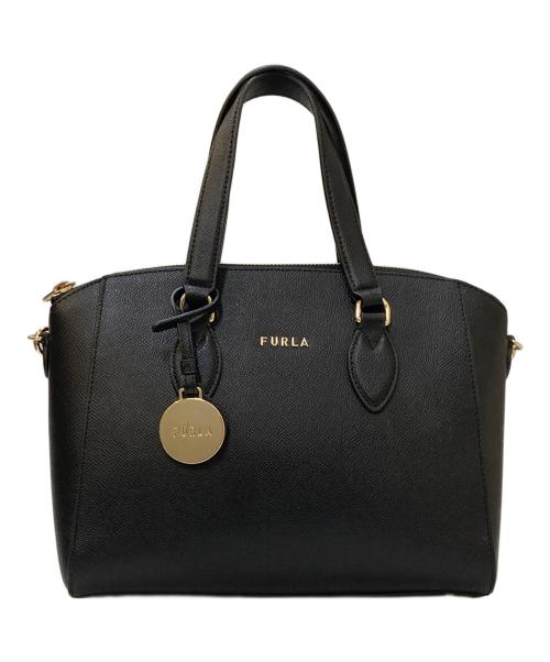 美品 現行タグ FURLA スキューバ 2wayバックパック ブラック レザー FURLA（フルラ） FURLA WB01065 BX2045 ショルダーバッグ FLOW M