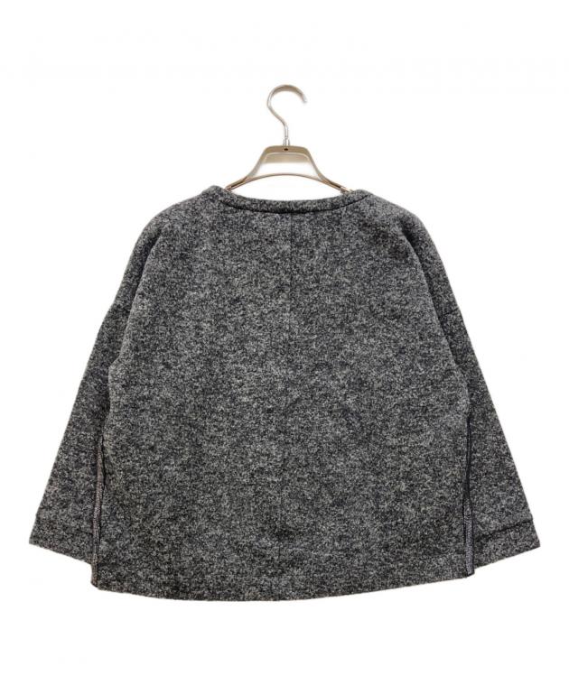 中古・古着通販】MONCLER (モンクレール) 切替フェルトニット グレー