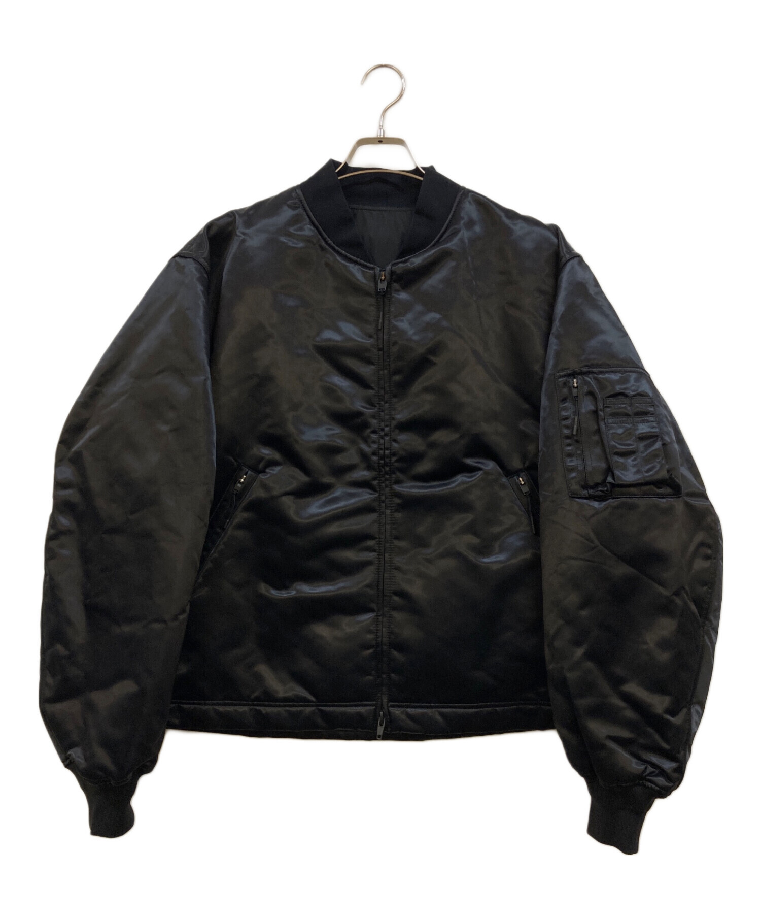 美品！Y-3 CLASSIC BOMBER JACKET ブラック L 中古・古着通販】Y-3 (ワイスリー) CLASSIC BOMBER JACKET ブラック
