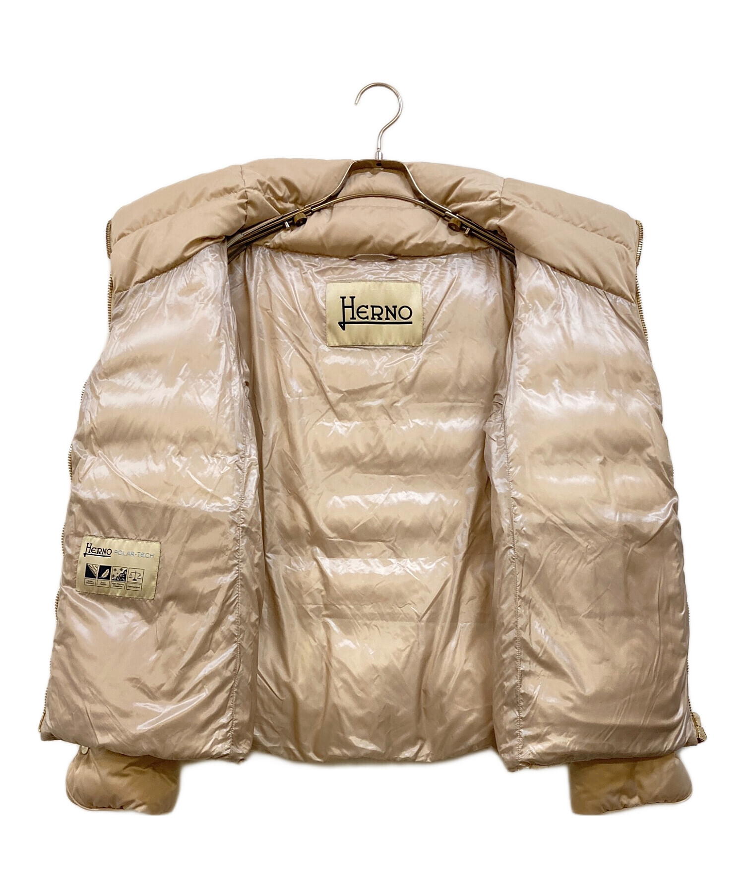 中古・古着通販】HERNO (ヘルノ) サテンケープ ナイロンウルトラライト