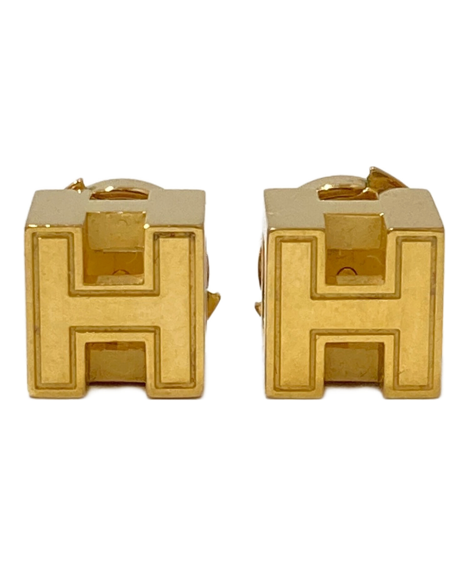 中古・古着通販】HERMES (エルメス) ポップHピアスミニ ゴールド