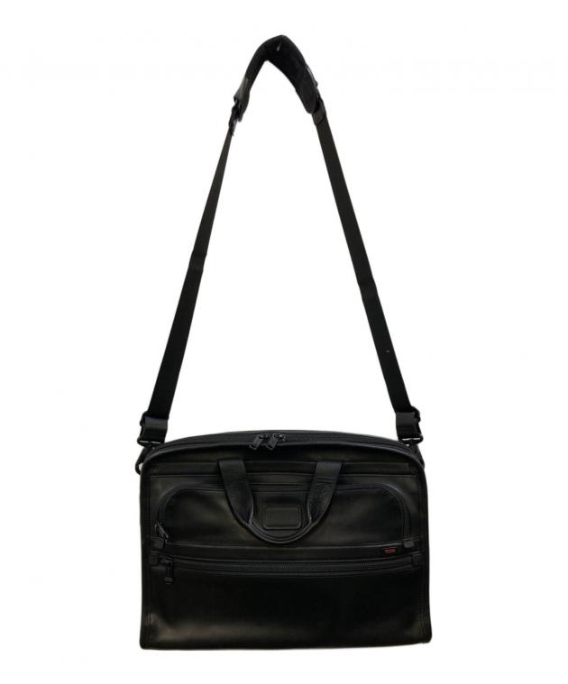 中古・古着通販】TUMI (トゥミ) 2WAYレザーブリーフケース ブラック