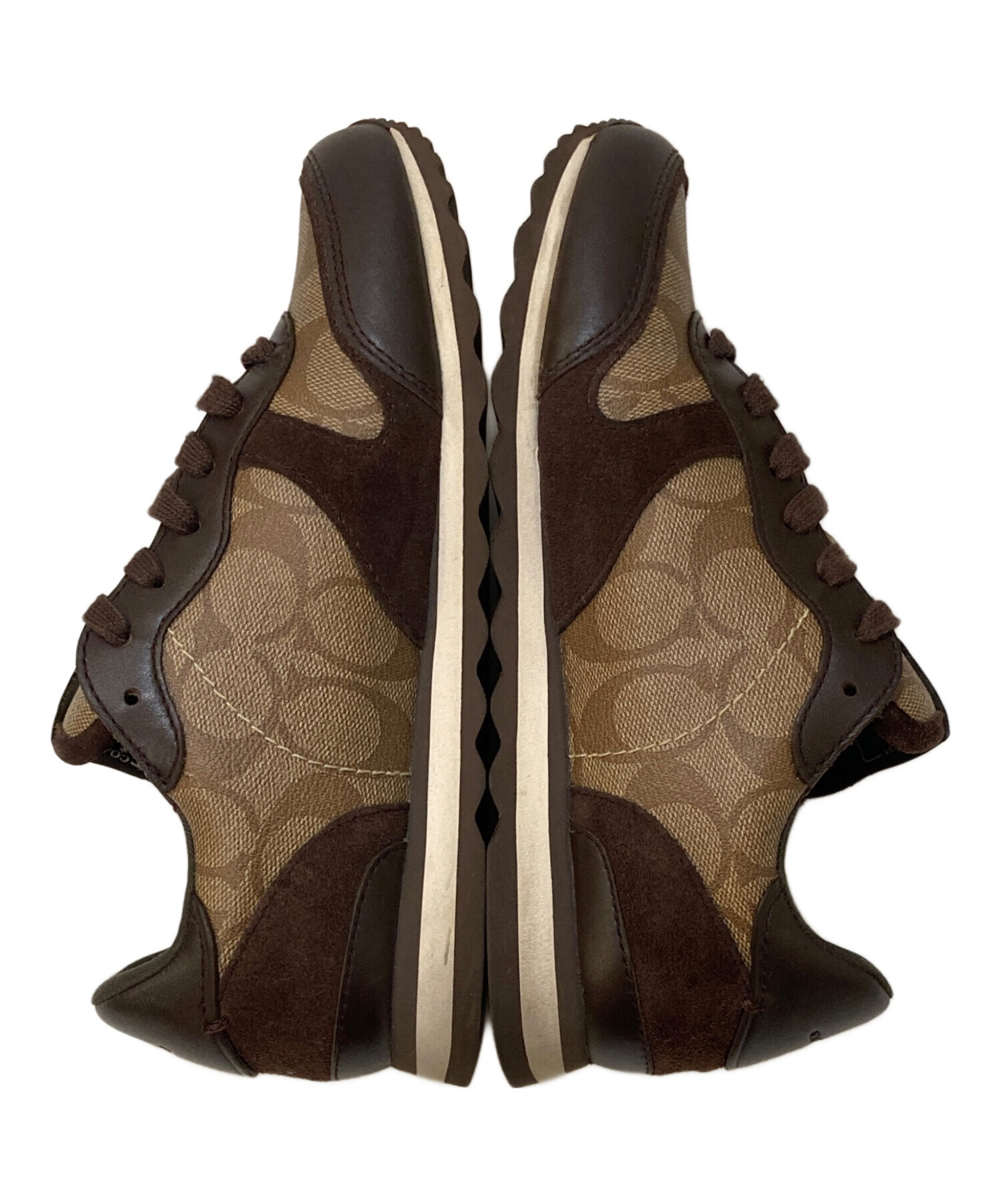 中古・古着通販】COACH (コーチ) シグネチャー 総柄スニーカー