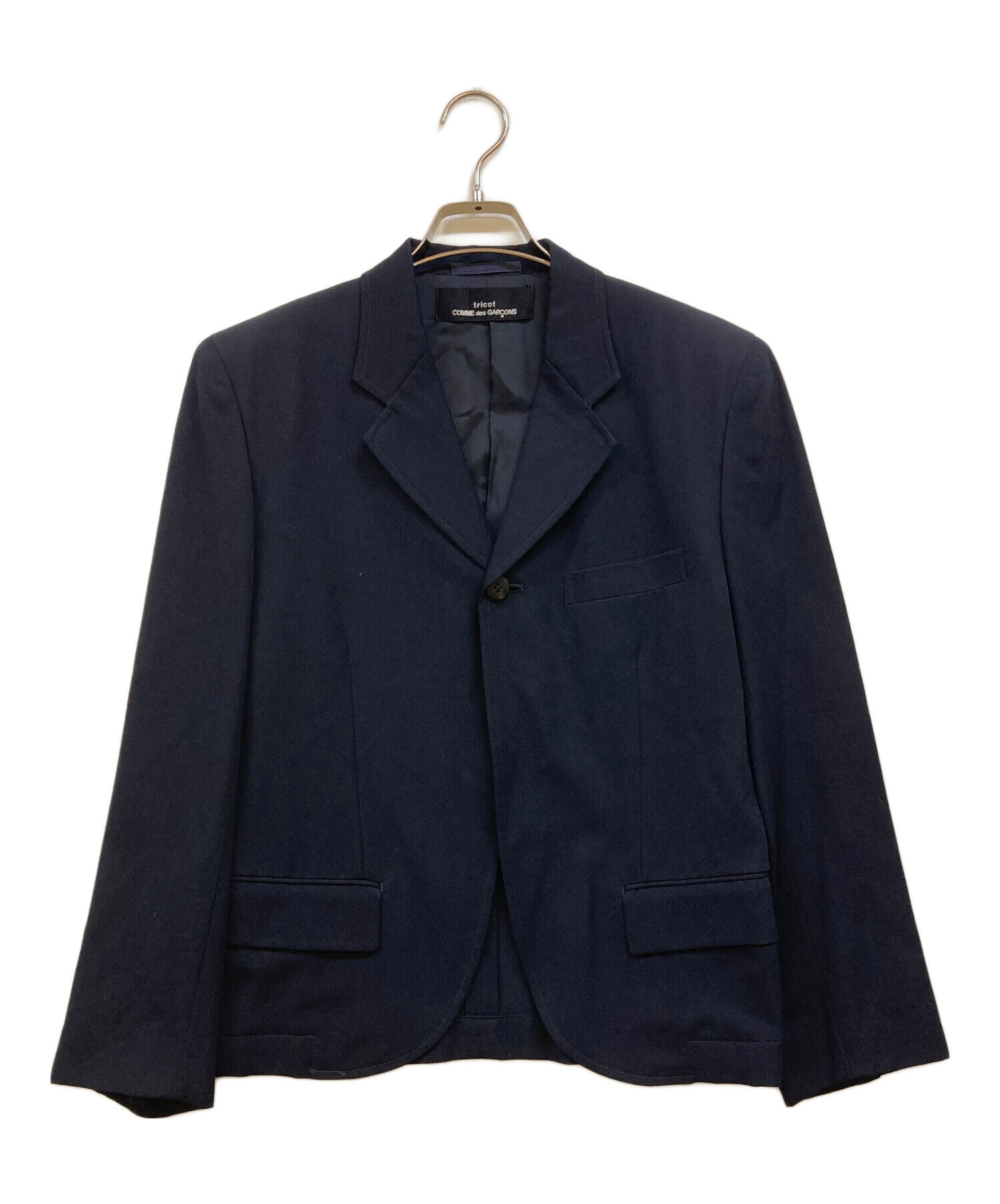 tricot COMME des GARCONS 変形テーラードジャケット 中古・古着通販】tricot COMME des GARCONS (トリココムデギャルソン
