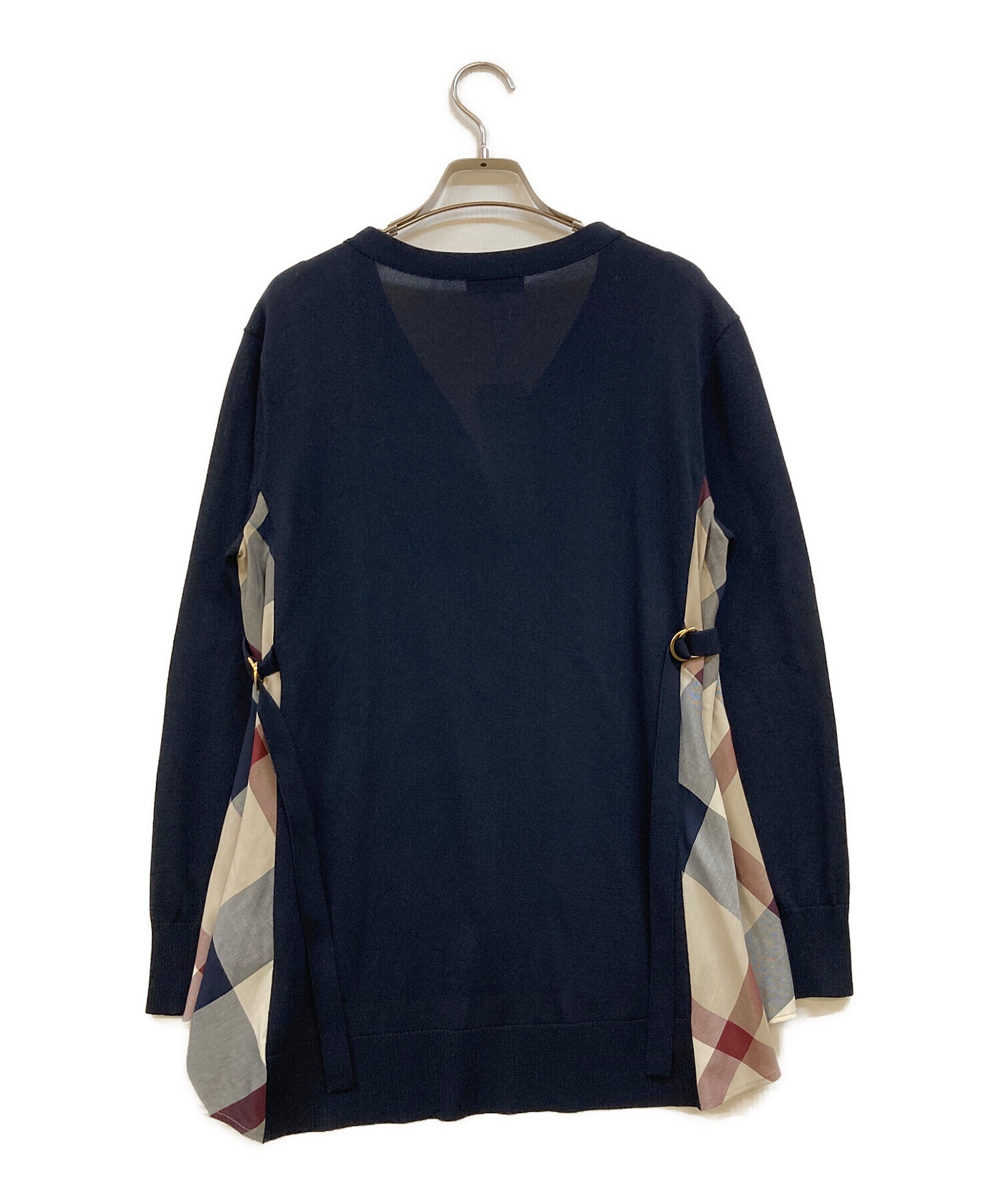 未使用 ブルーレーベル 金ボタン ビット付き カーディガン クレストブリッジ 楽天市場】【SALE／22%OFF】【美人百花コラボ】ショートカーディガン