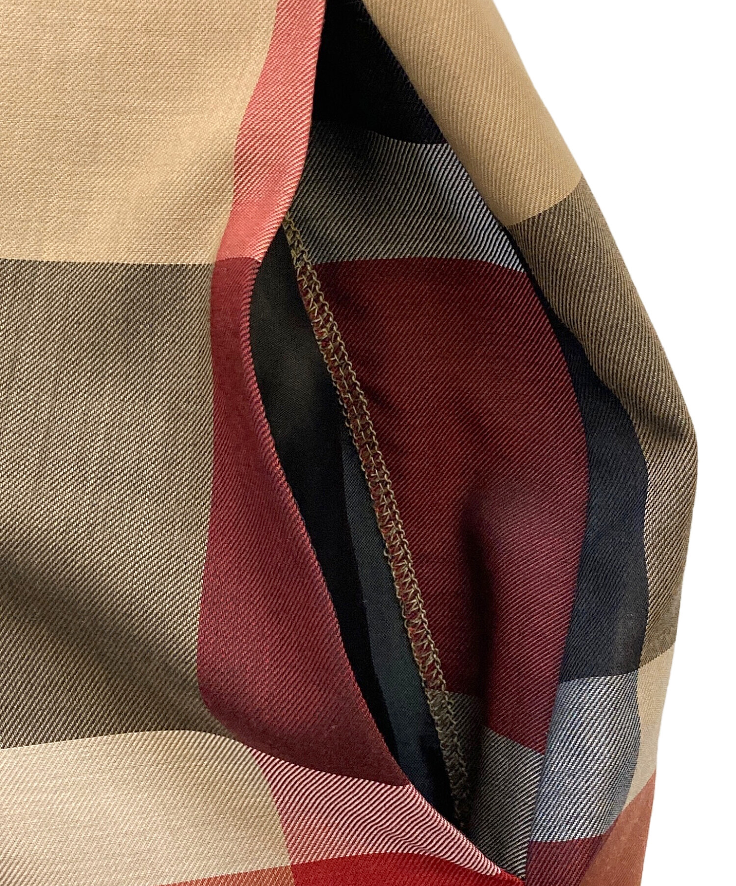 yummy777ブルーレーベルクレストブリッジ ワンピース チェック M WEB限定】クレストブリッジチェッククロッシングビエラニットコンビ