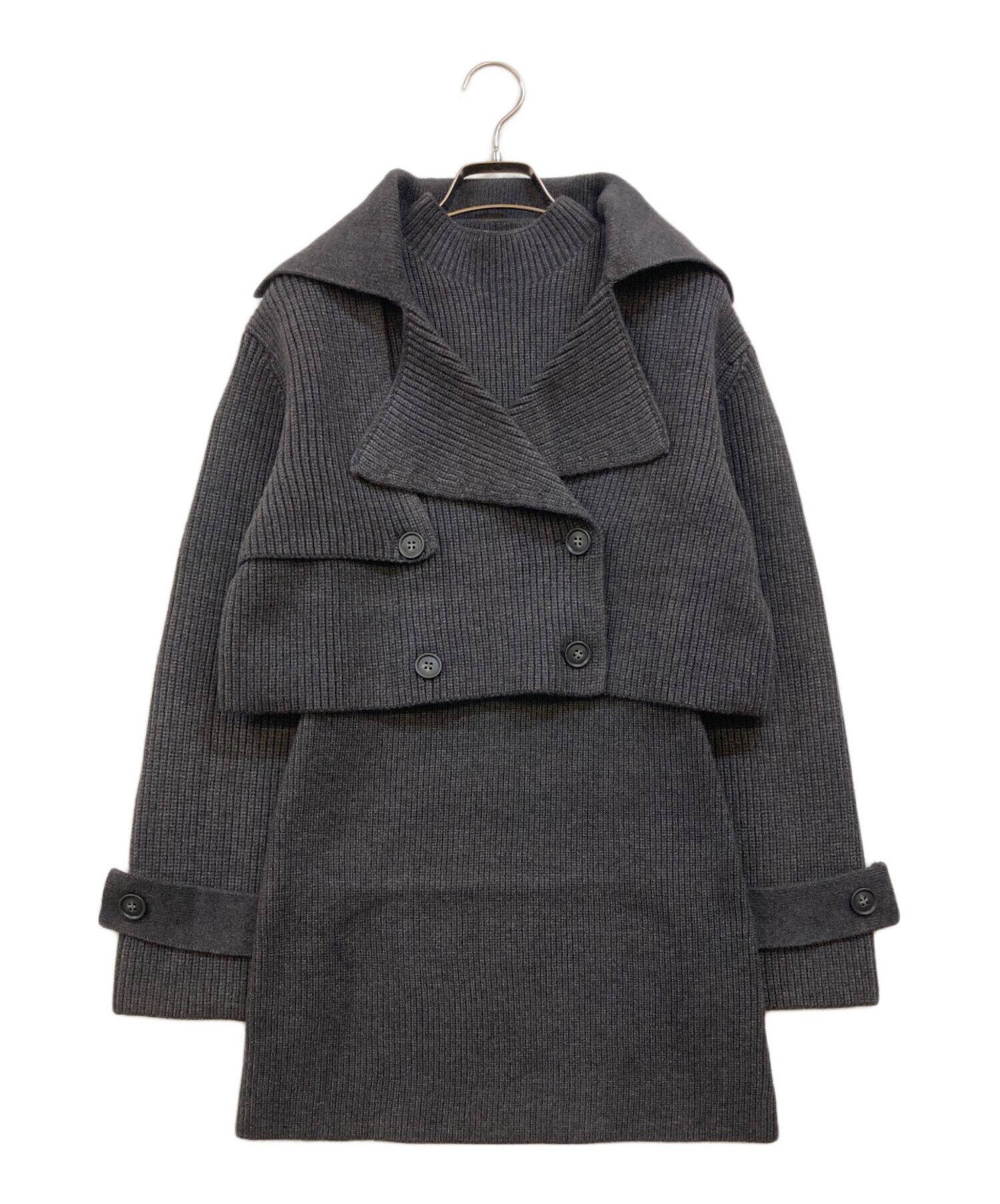 中古・古着通販】THE TOE (ザ・トゥー) Victoria Knit Set グレー