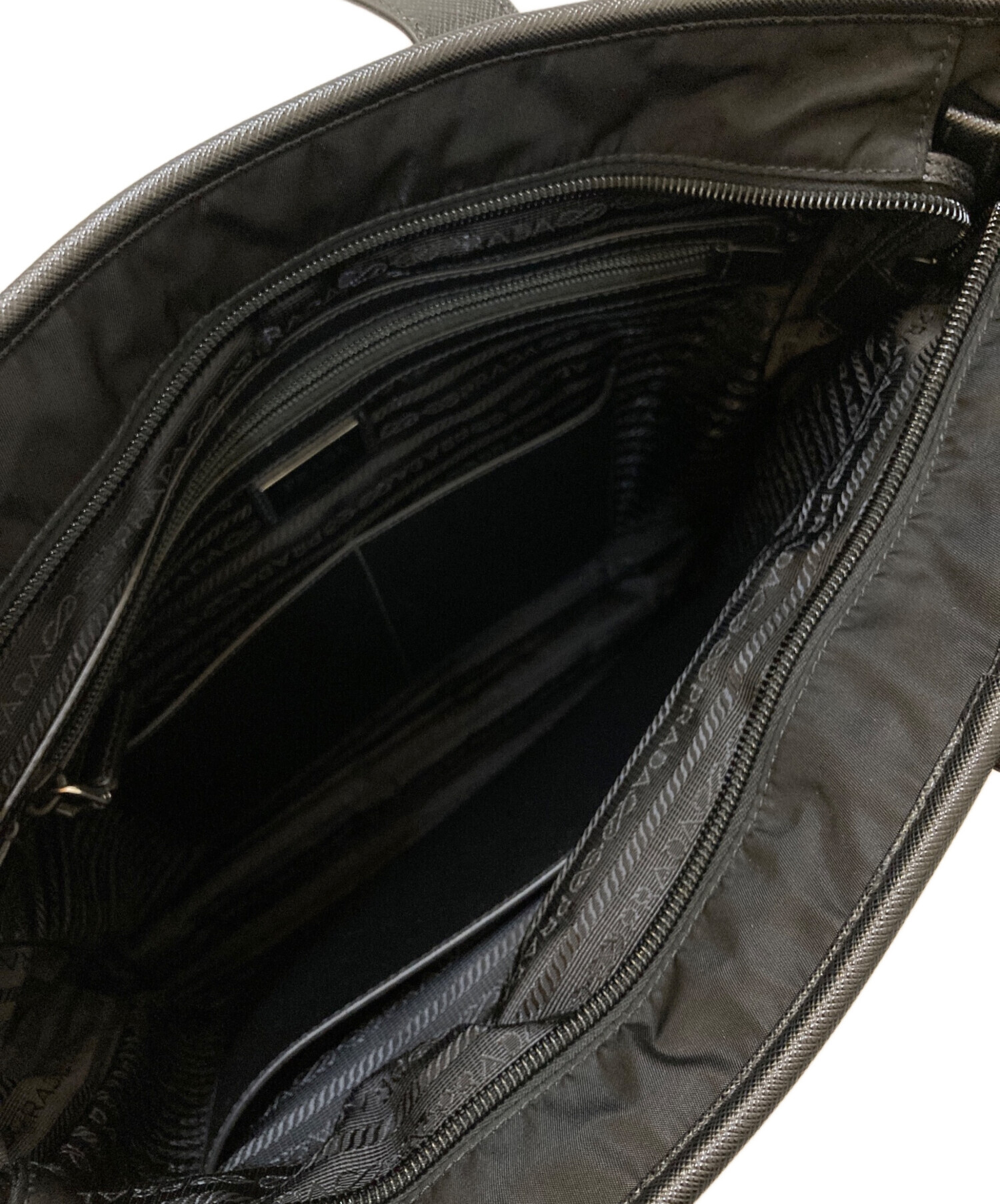 中古・古着通販】PRADA (プラダ) レザーナイロンコンビ 2WAYトート