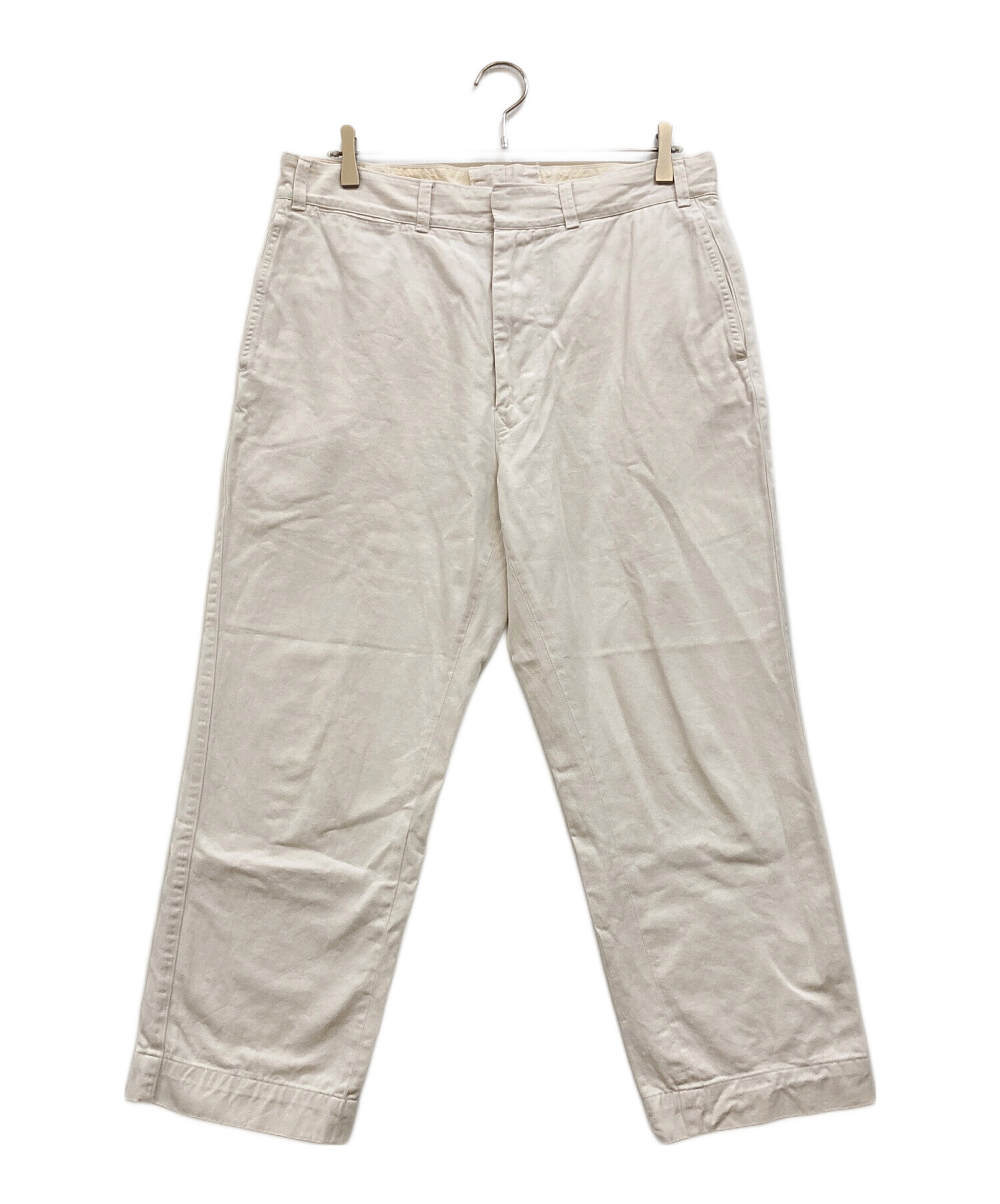 【極美品】45R おこめチノ 908 シャルロットパンツ 白米 28インチ 45Rおこめチノの908パンツ: WOMEN｜45R