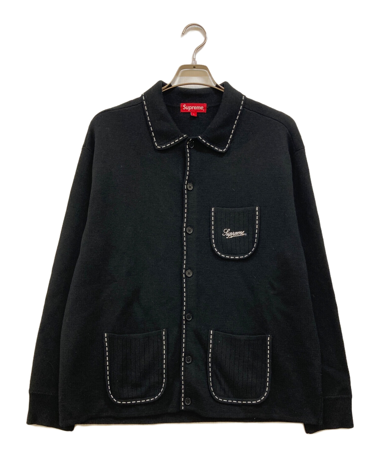 トップス Supreme Contrast Stitch Button Up XL 中古・古着通販】Supreme (シュプリーム) Contrast Stitch Button Up