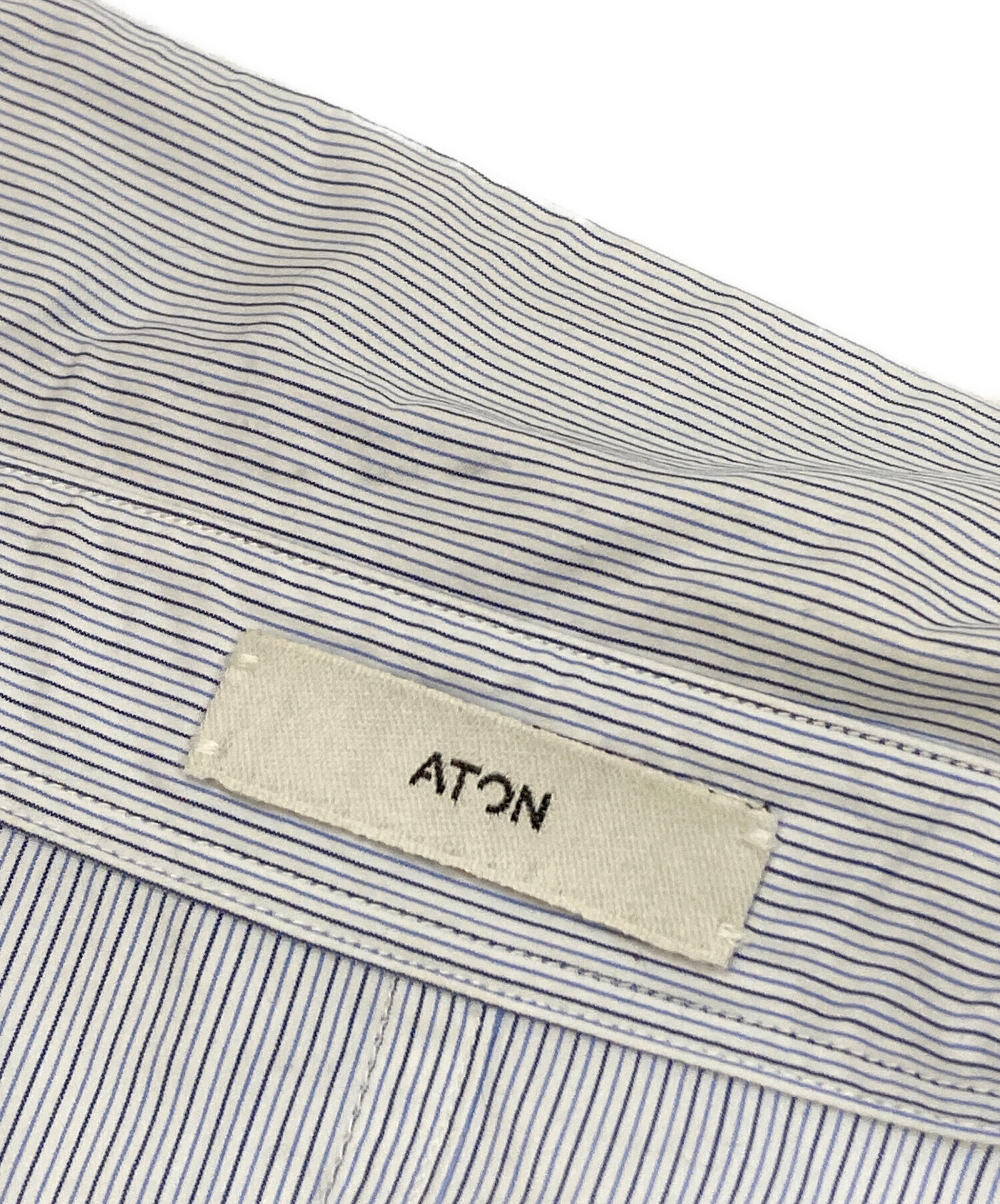 中古・古着通販】ATON (エイトン) B/シュリンクボードオーバーサイズ