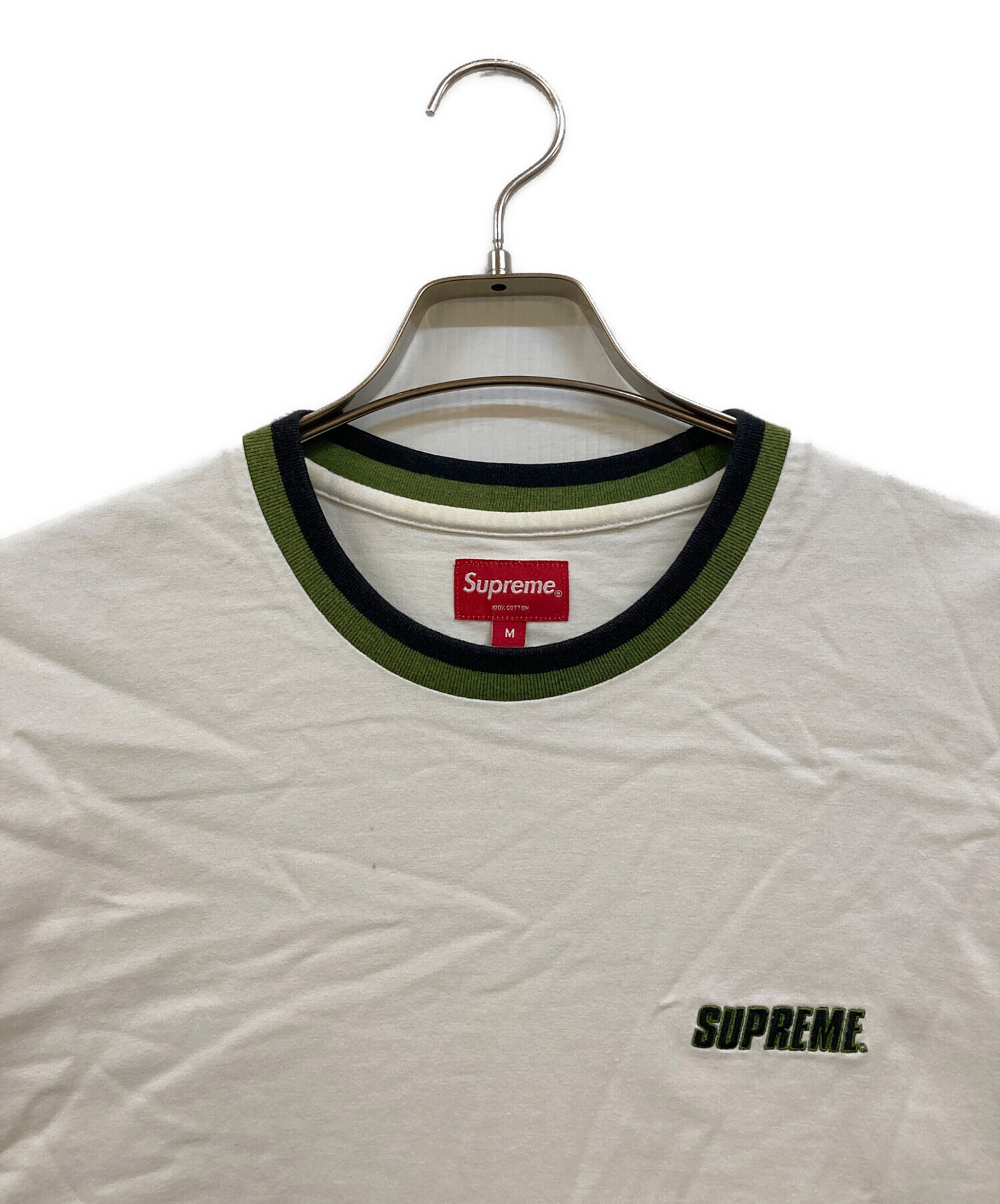中古・古着通販】SUPREME (シュプリーム) Split Rib S/S TOP グリーン 