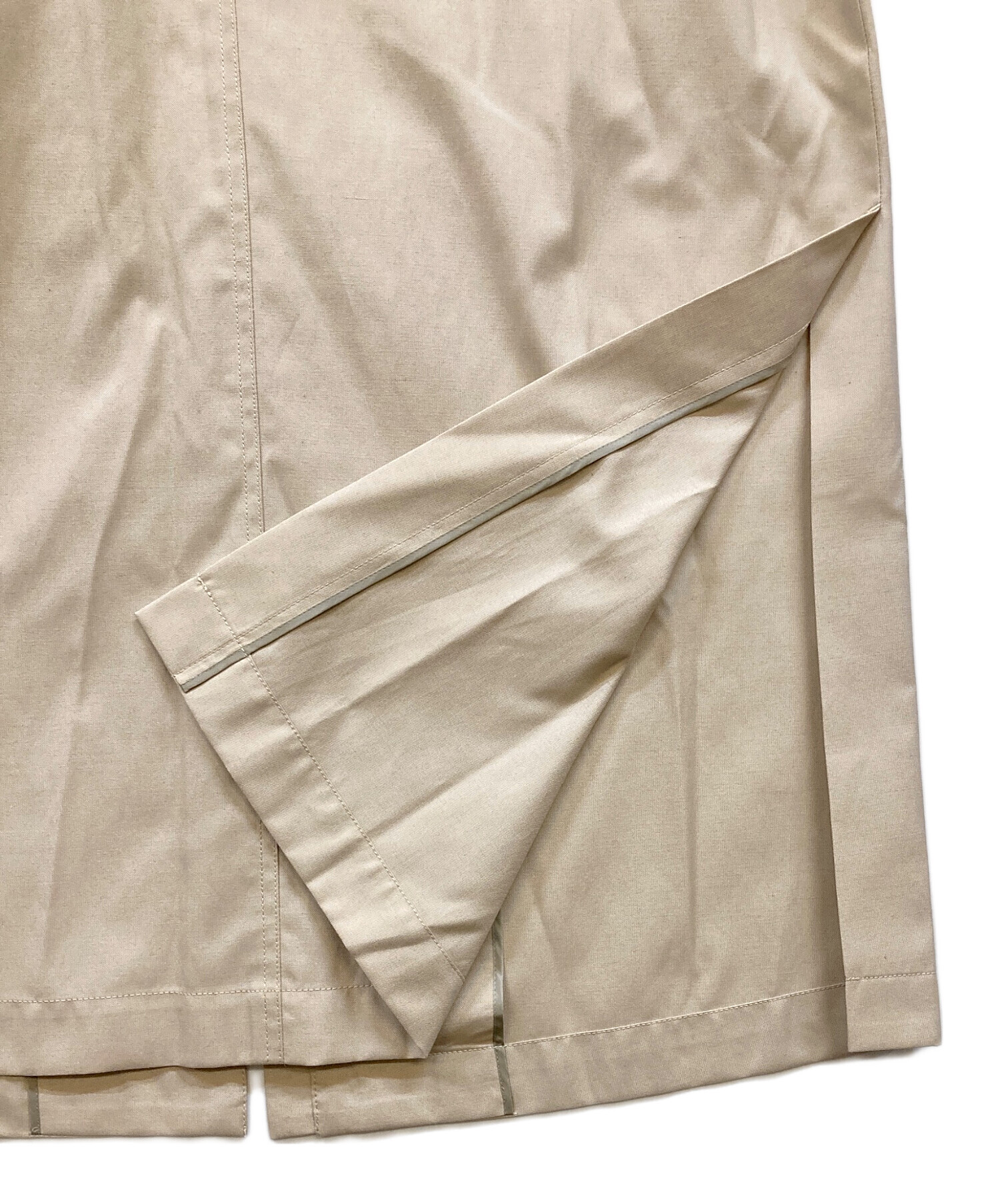 極美品 CABaN キャバン 24SS ポリエステルコットンポプリン ロングジレ 極美品 CABaN キャバン 24SS ポリエステルコットンポプリン ロングジレ