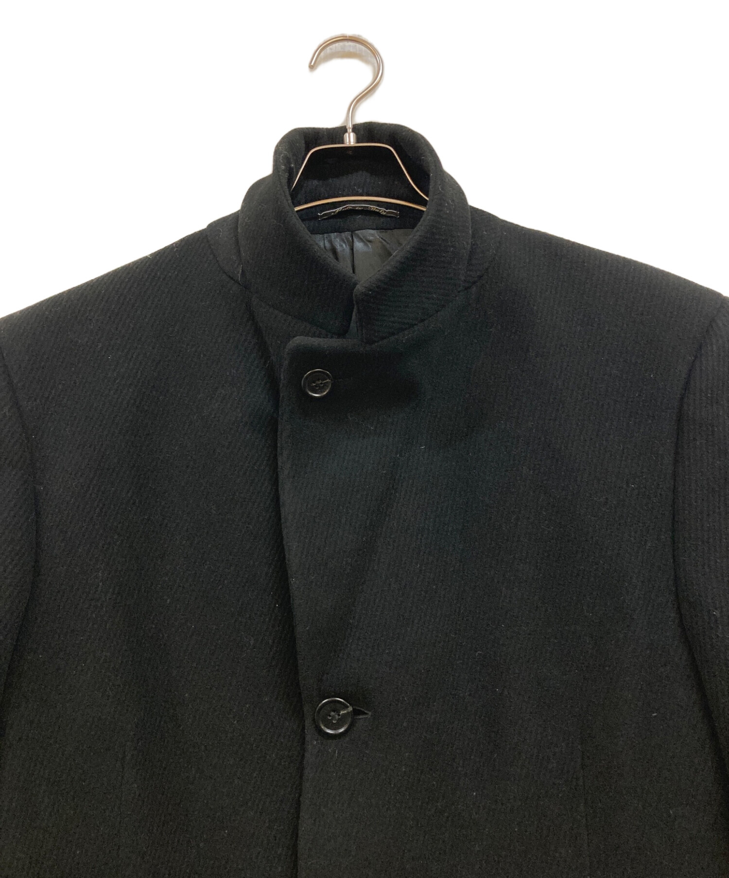 中古・古着通販】FENDI (フェンディ) ウールコート ブラック サイズ:48