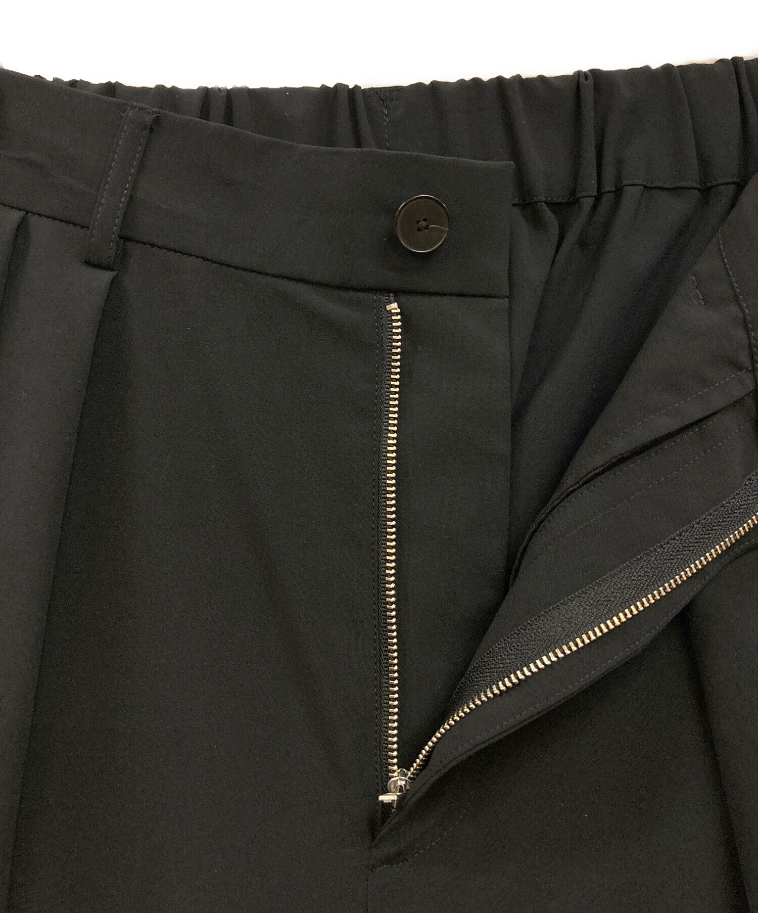 【とれっく様 確認用ページ☆】 中古・古着通販】Conte (コンテ) タックイージワードパンツ ブラック