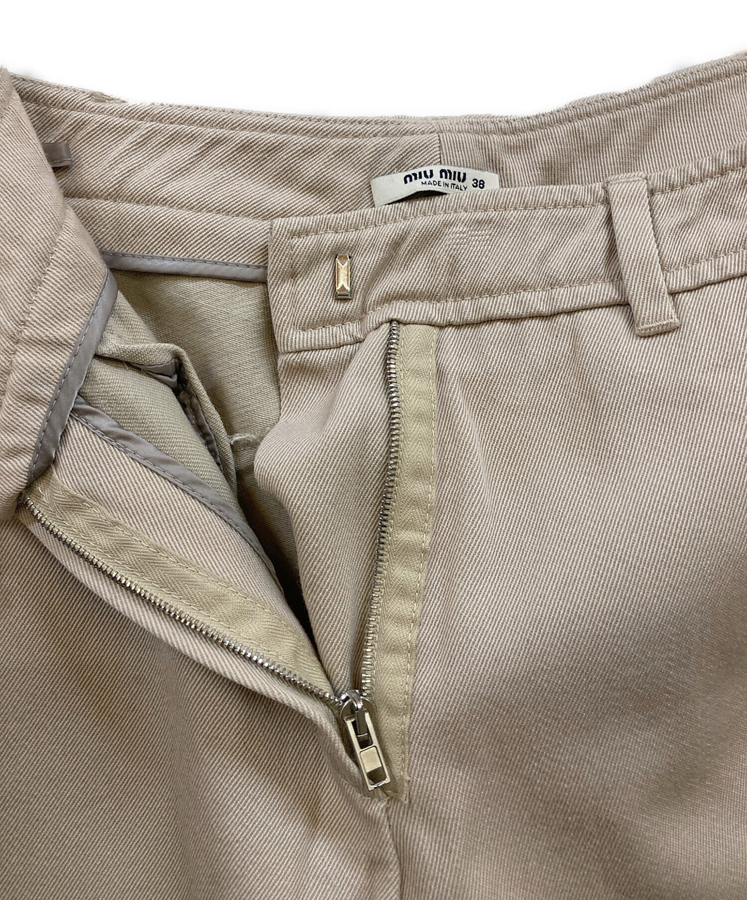 中古・古着通販】MIU MIU (ミュウミュウ) スタッズチノ