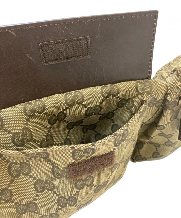 中古・古着通販】GUCCI (グッチ) GGキャンバス ウエストポーチ