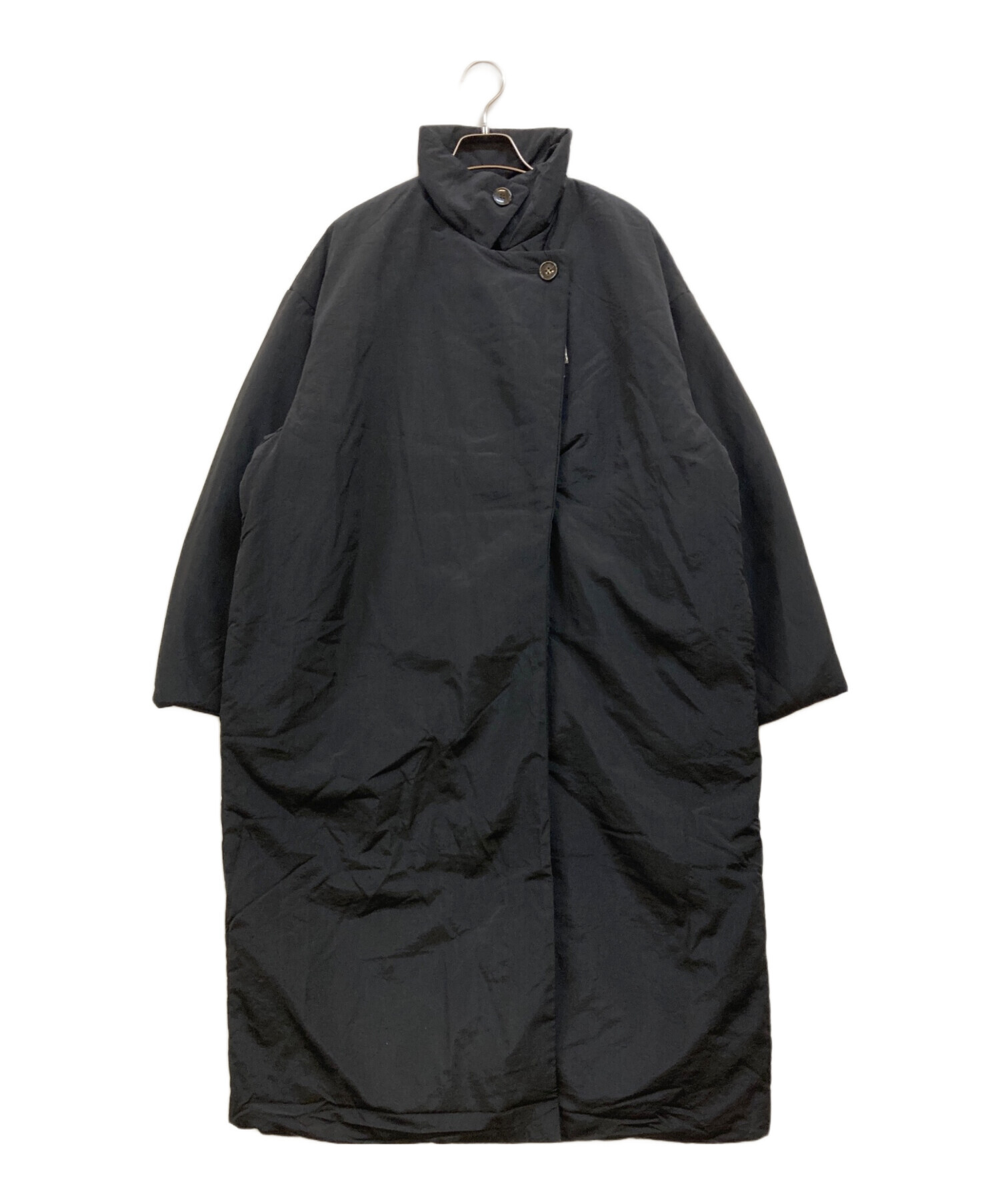 【土日セール】NOMINE　3WAY中綿ロングコート　ブラック NOMINE（ノミネ） ダウンコート ダウンジャケット 3WAYカラー中綿