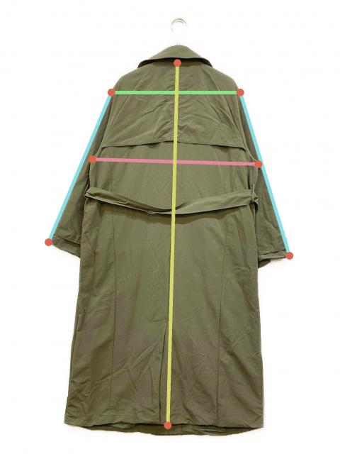 中古・古着通販】ok.soon (オクスン) military trench coat オリーブ