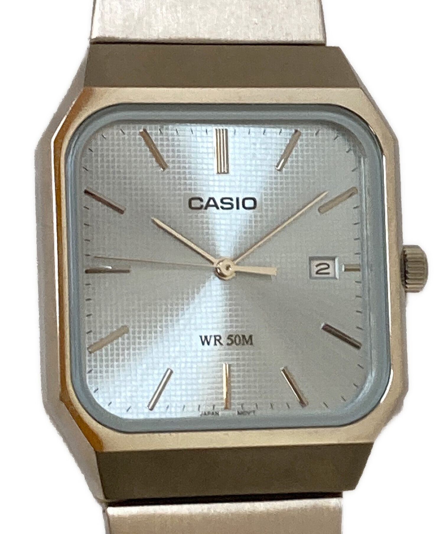 中古・古着通販】CASIO (カシオ) スクエア リストウォッチ スカイ