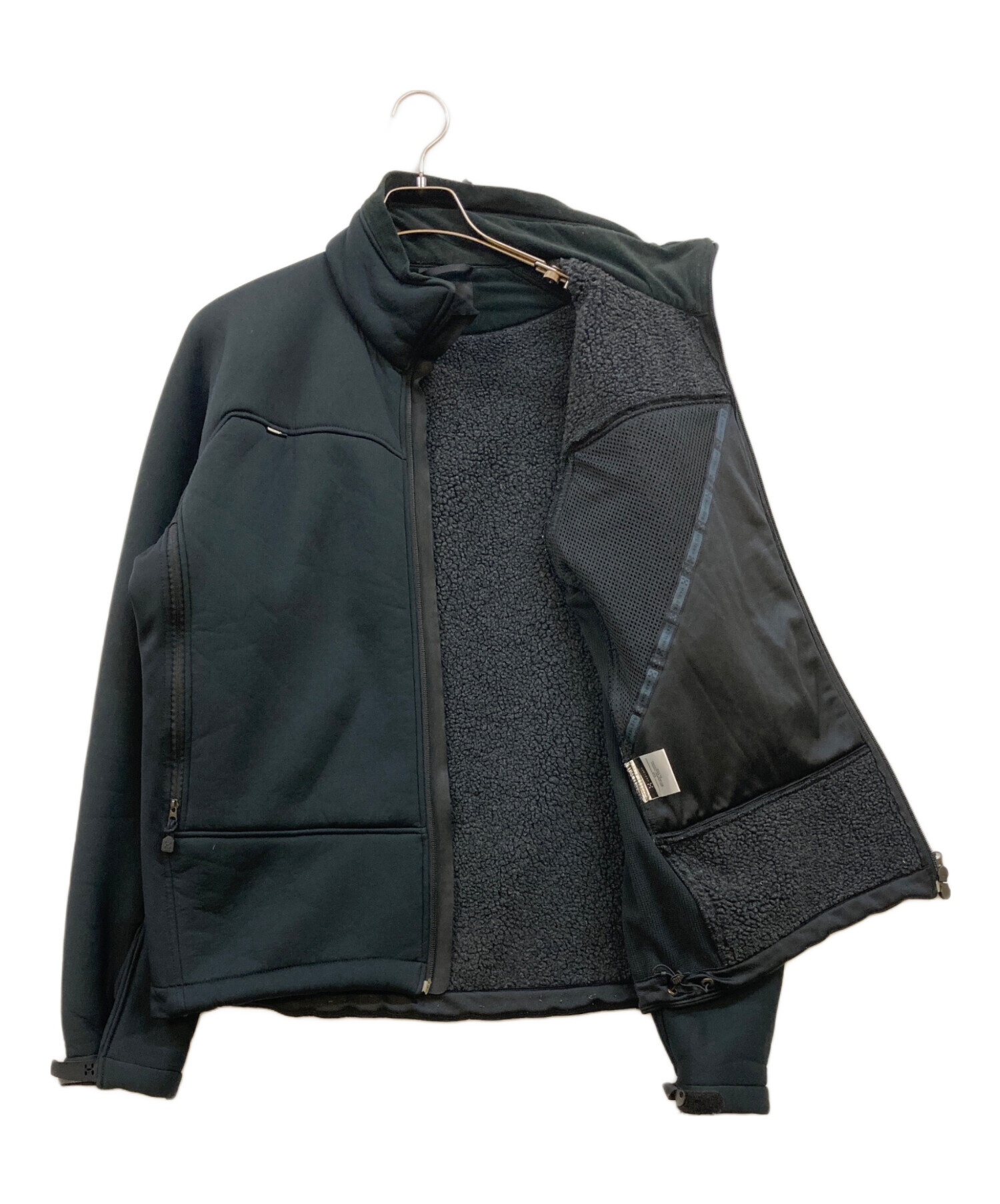 【中古品】Haglofs ホグロフス サミット フリース ジャケット メンズ 中古・古着通販】HAGLOFS (ホグロフス) フリースジャケット ブラック