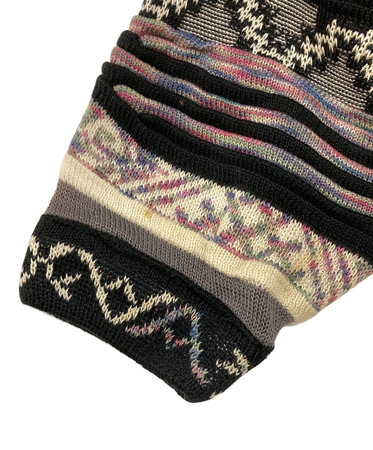 中古・古着通販】TUNDRA (ツンドラ) 3Dニット ブラック サイズ:L