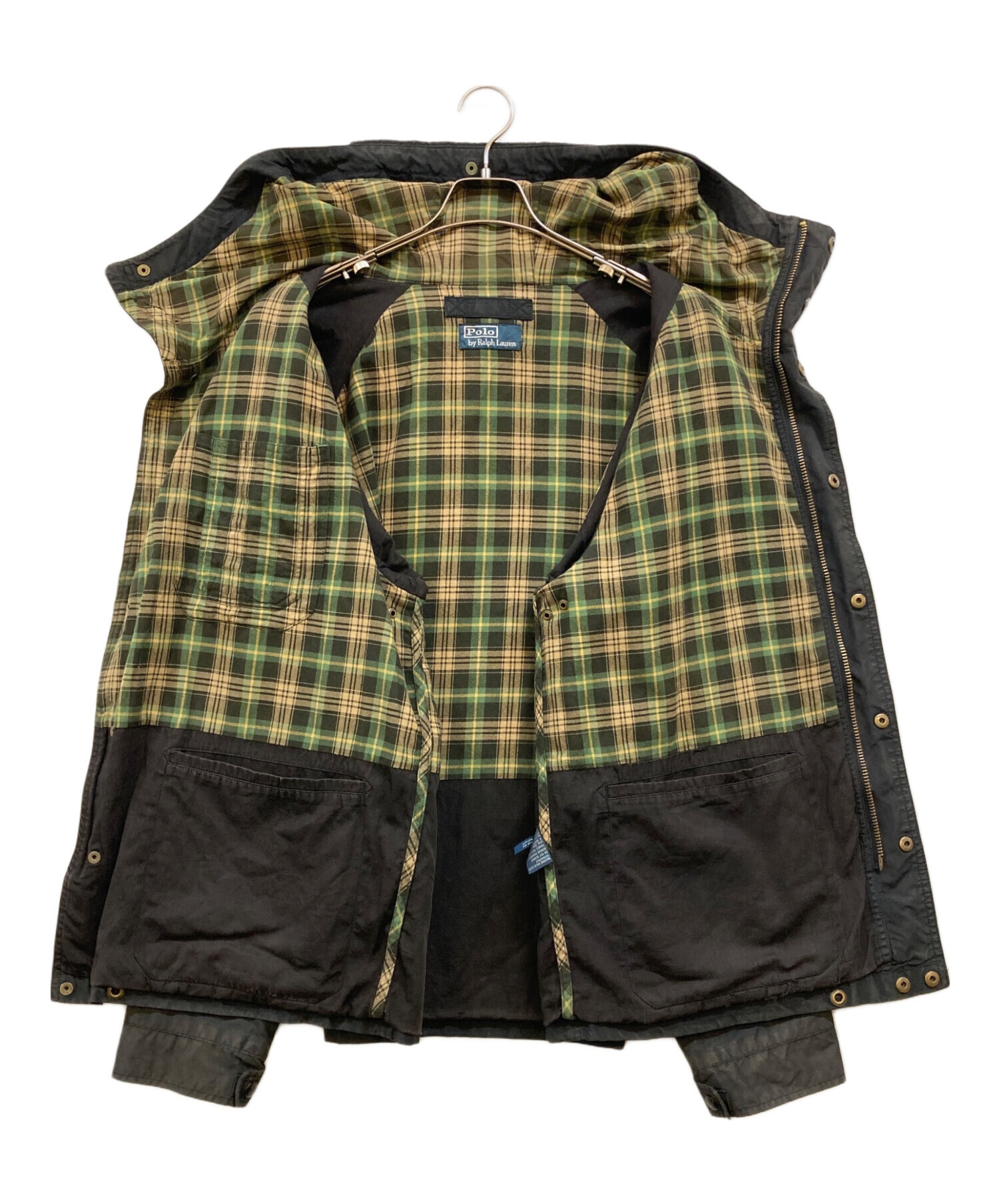 ポロラルフローレン チェック柄 マウンテンパーカー Sサイズ 多収納 洗える 中古・古着通販】POLO RALPH LAUREN (ポロ・ラルフローレン) 裏地