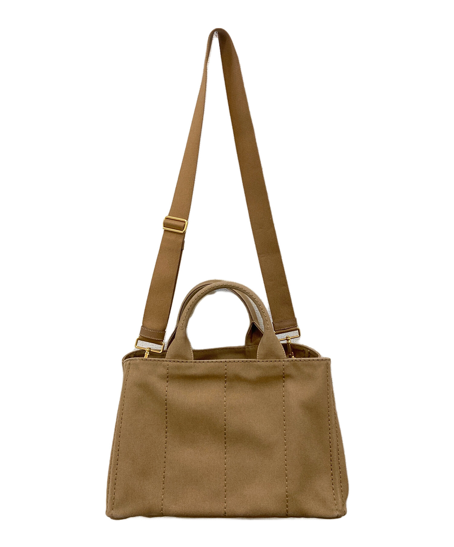 中古・古着通販】PRADA (プラダ) カナパM 2WAYキャンバスショルダー