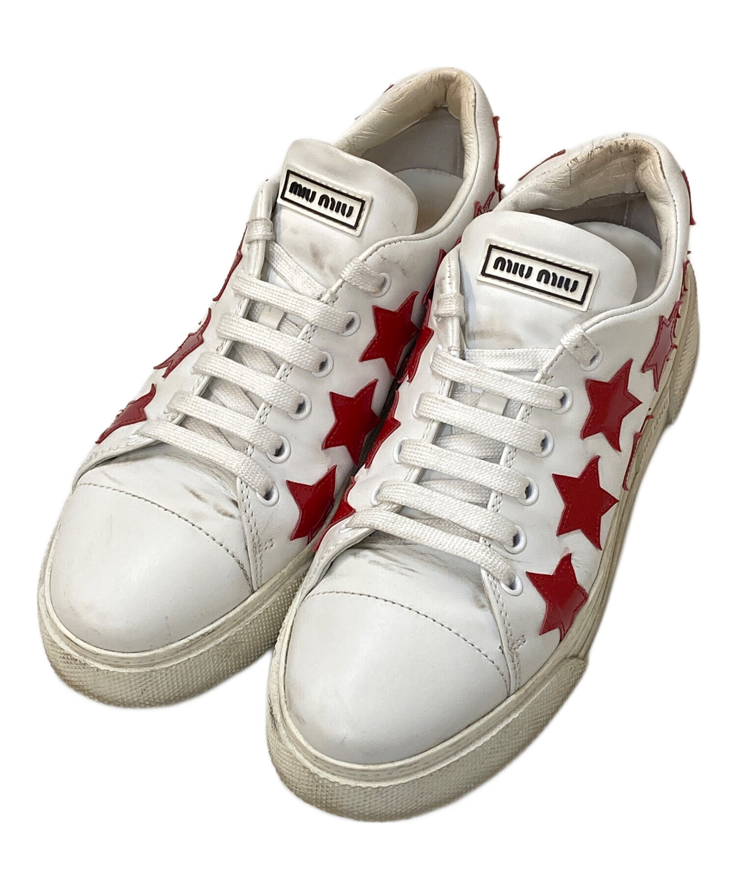 中古・古着通販】MIU MIU (ミュウミュウ) スターパターン レザー 