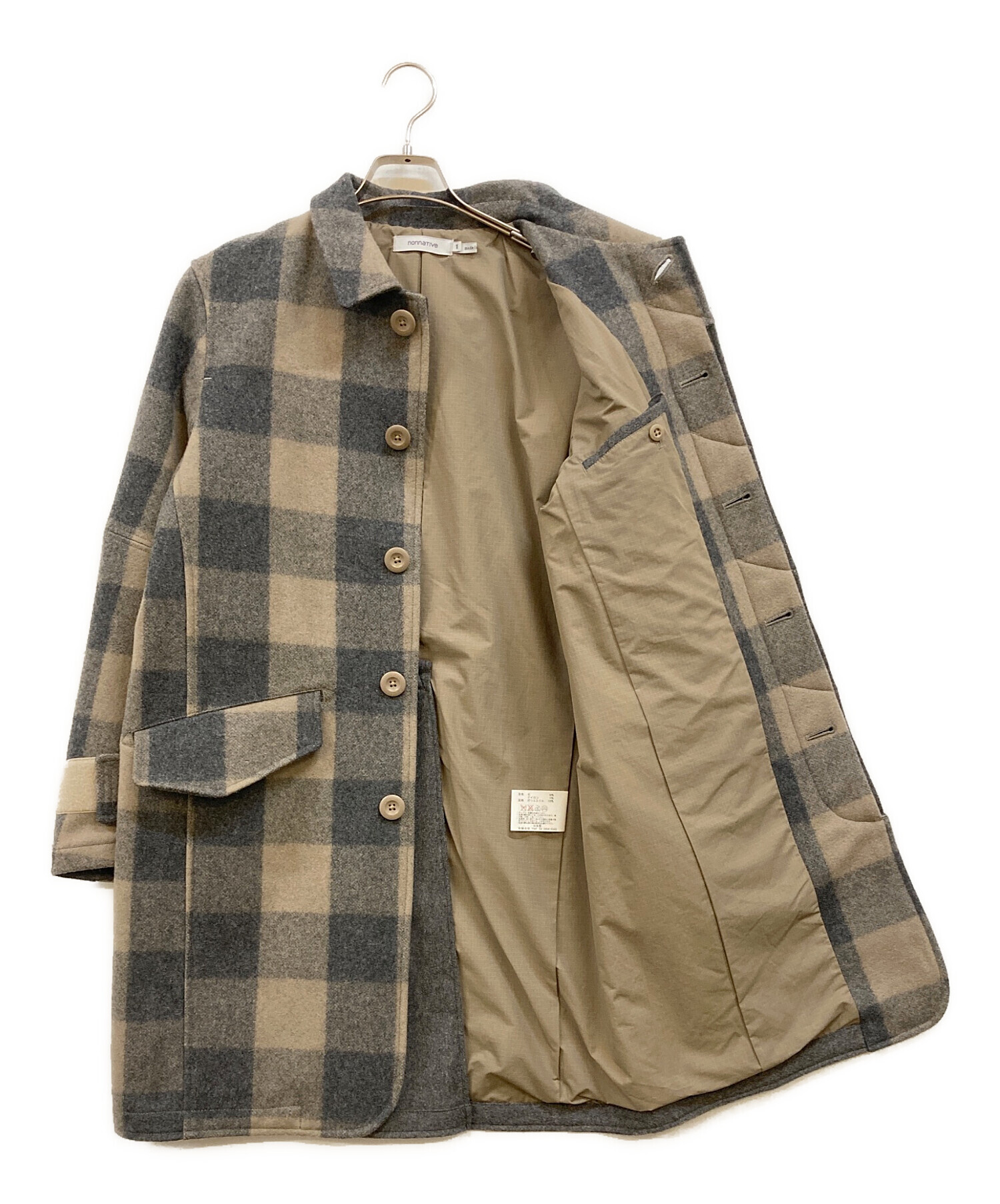 nonnative ノンネイティヴ ダッフルコート メンズ 【古着】【中古】 中古・古着通販】nonnative (ノンネイティブ) TOURIST COAT W/N MELTON
