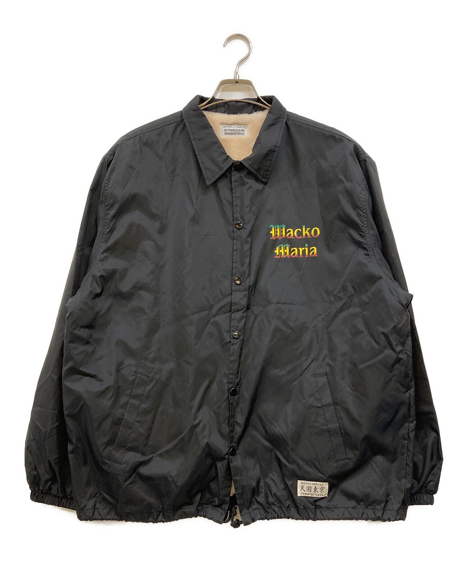 中古・古着通販】WACKO MARIA (ワコマリア) BOA COACH JACKET ブラック