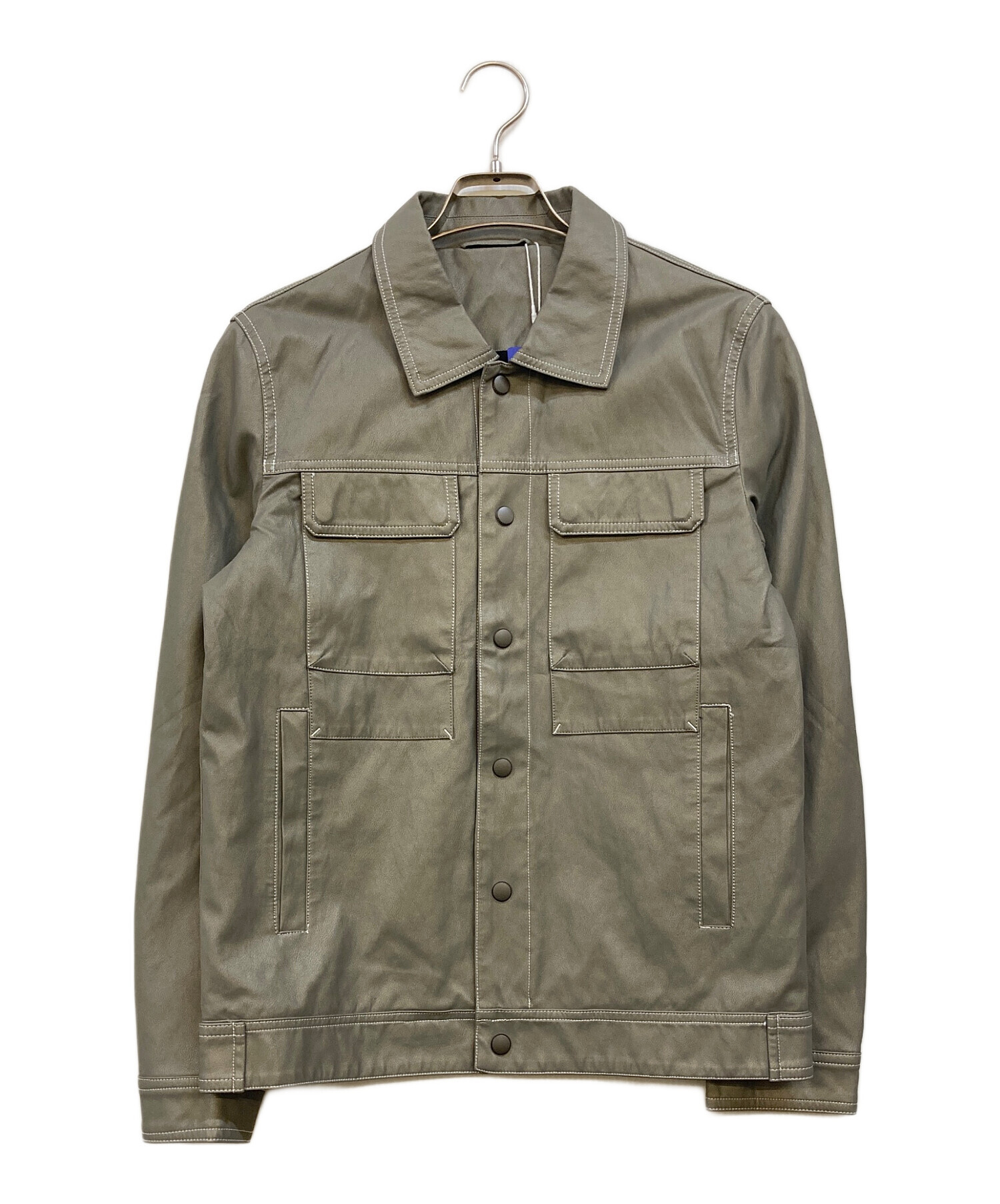 【イタリア製 】Emmauela レザージャケット　革ジャン　カウハイド 中古・古着通販】emmauela (エマヌエーラ) カウハイド レザー