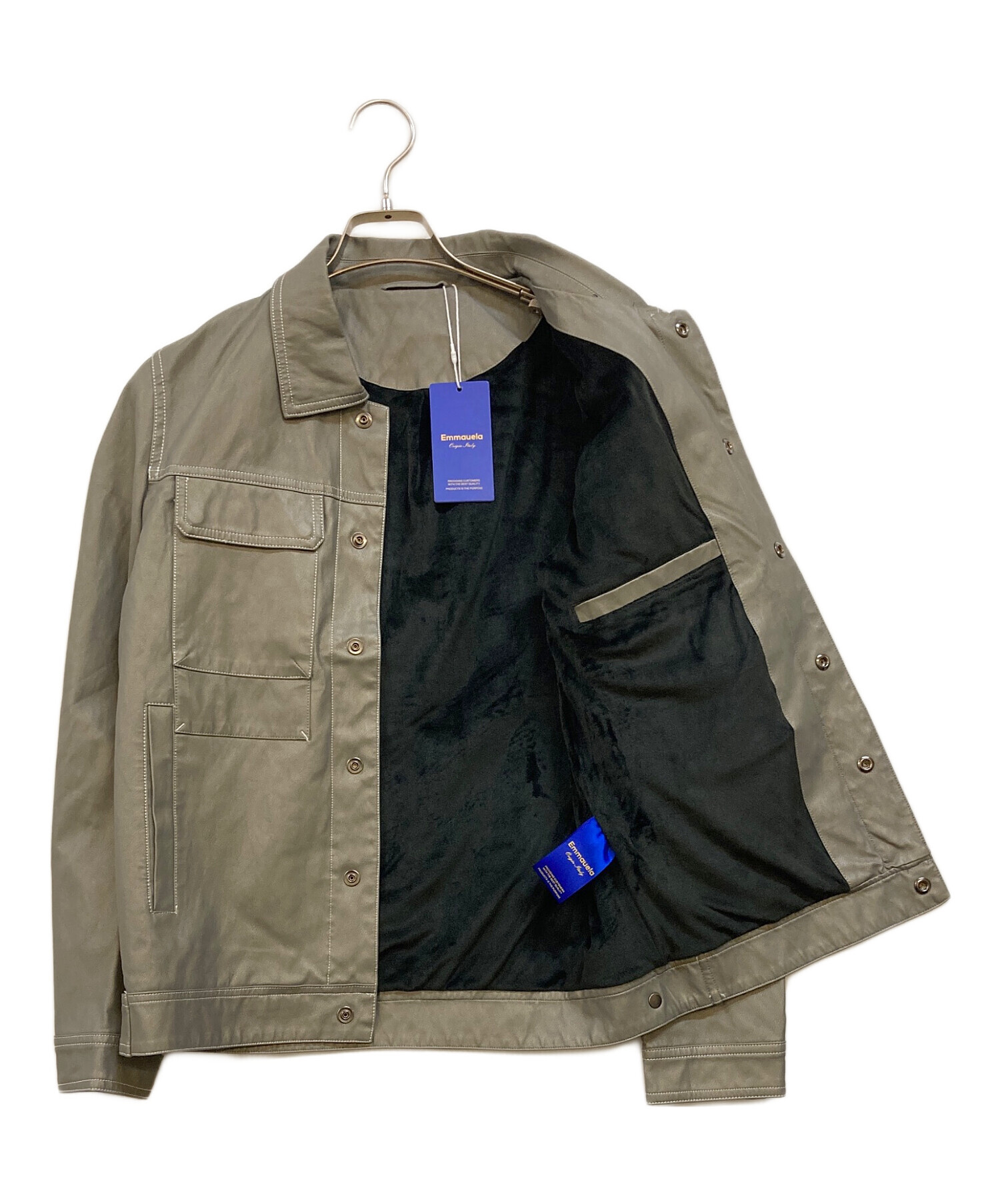 中古・古着通販】emmauela (エマヌエーラ) カウハイド レザー