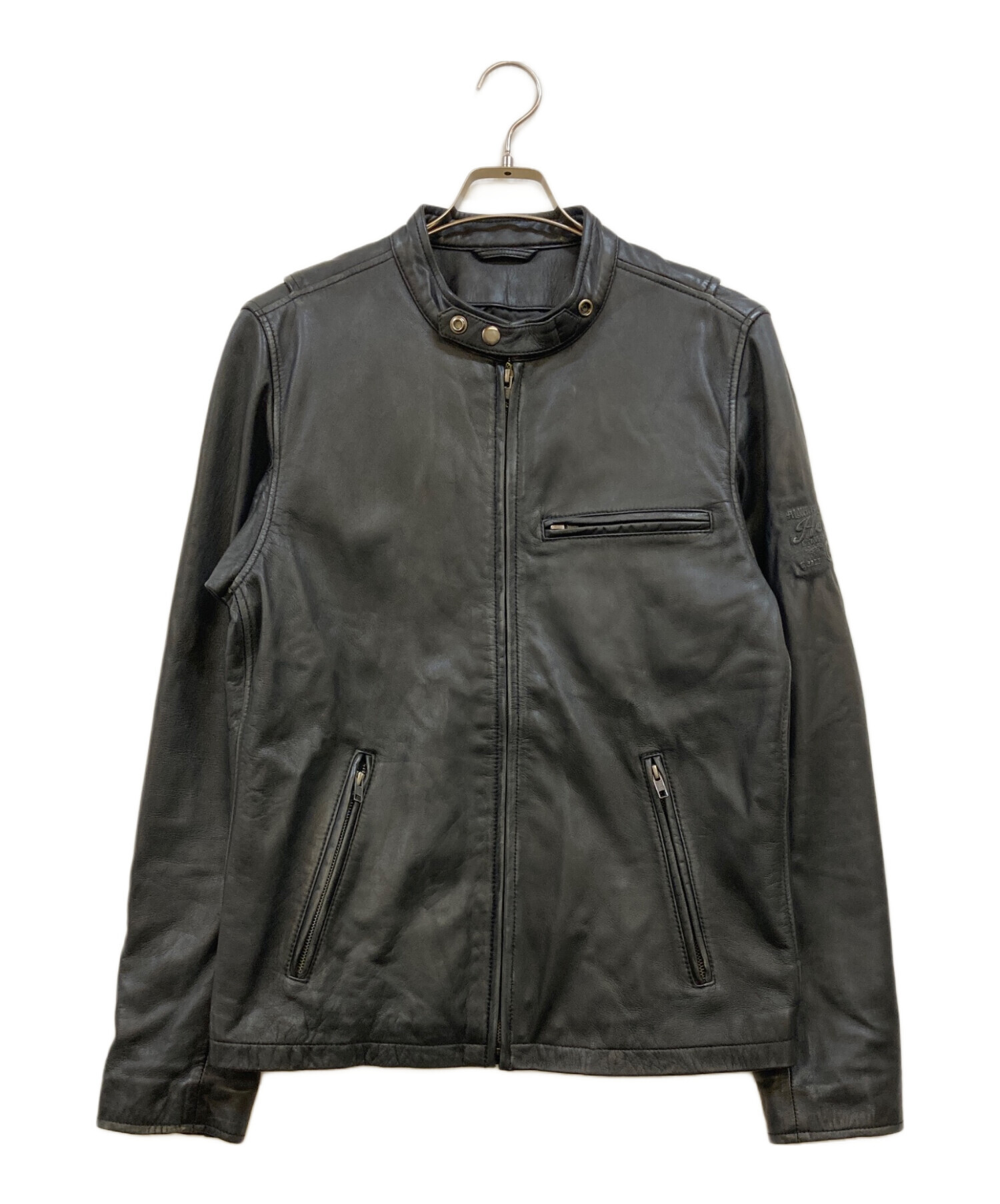 中古・古着通販】HEATH (ヒース) ラムレザー シングルライダース 