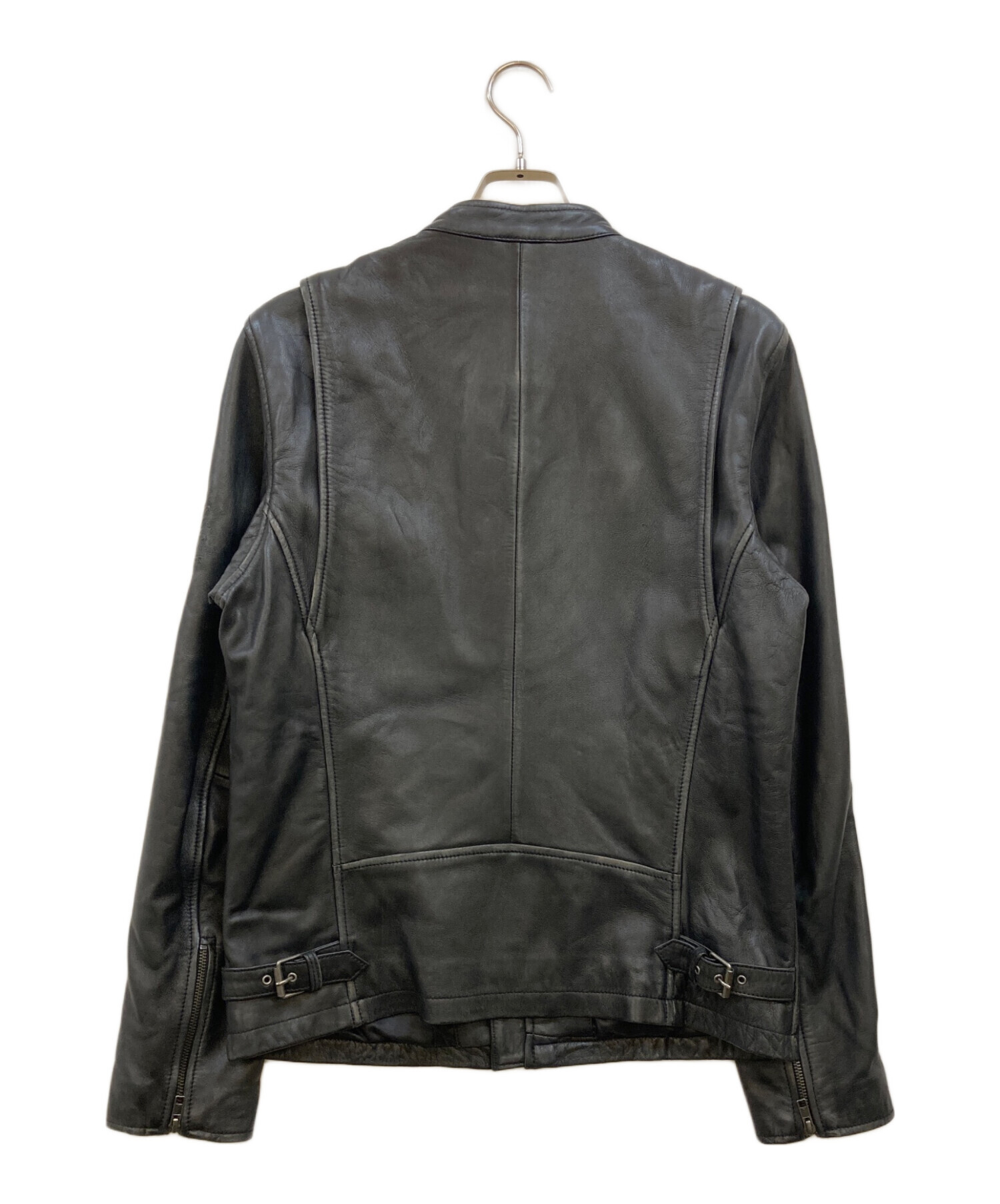 中古・古着通販】HEATH (ヒース) ラムレザー シングルライダース 