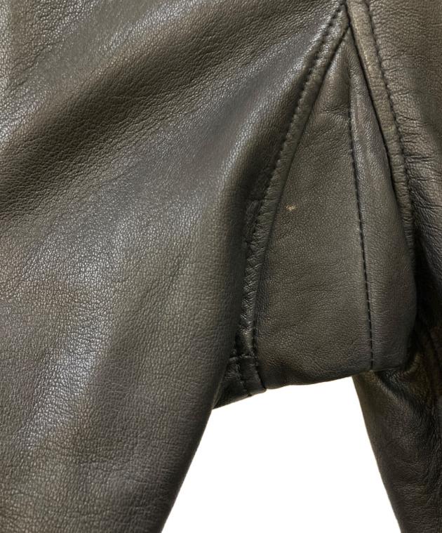 中古・古着通販】HEATH (ヒース) ラムレザー シングルライダース 