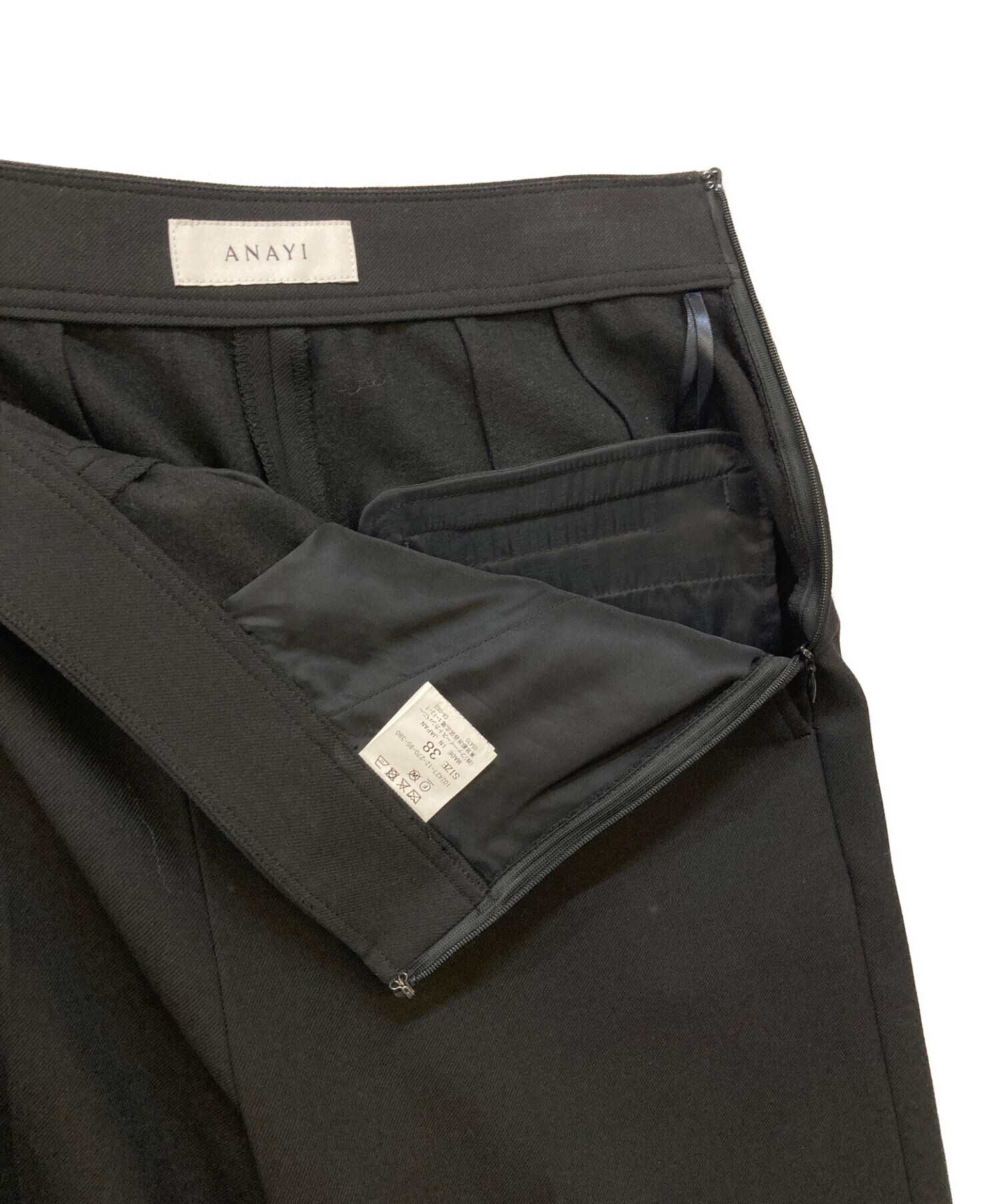 中古・古着通販】ANAYI (アナイ) ツイル裏起毛サイドボタンパンツ