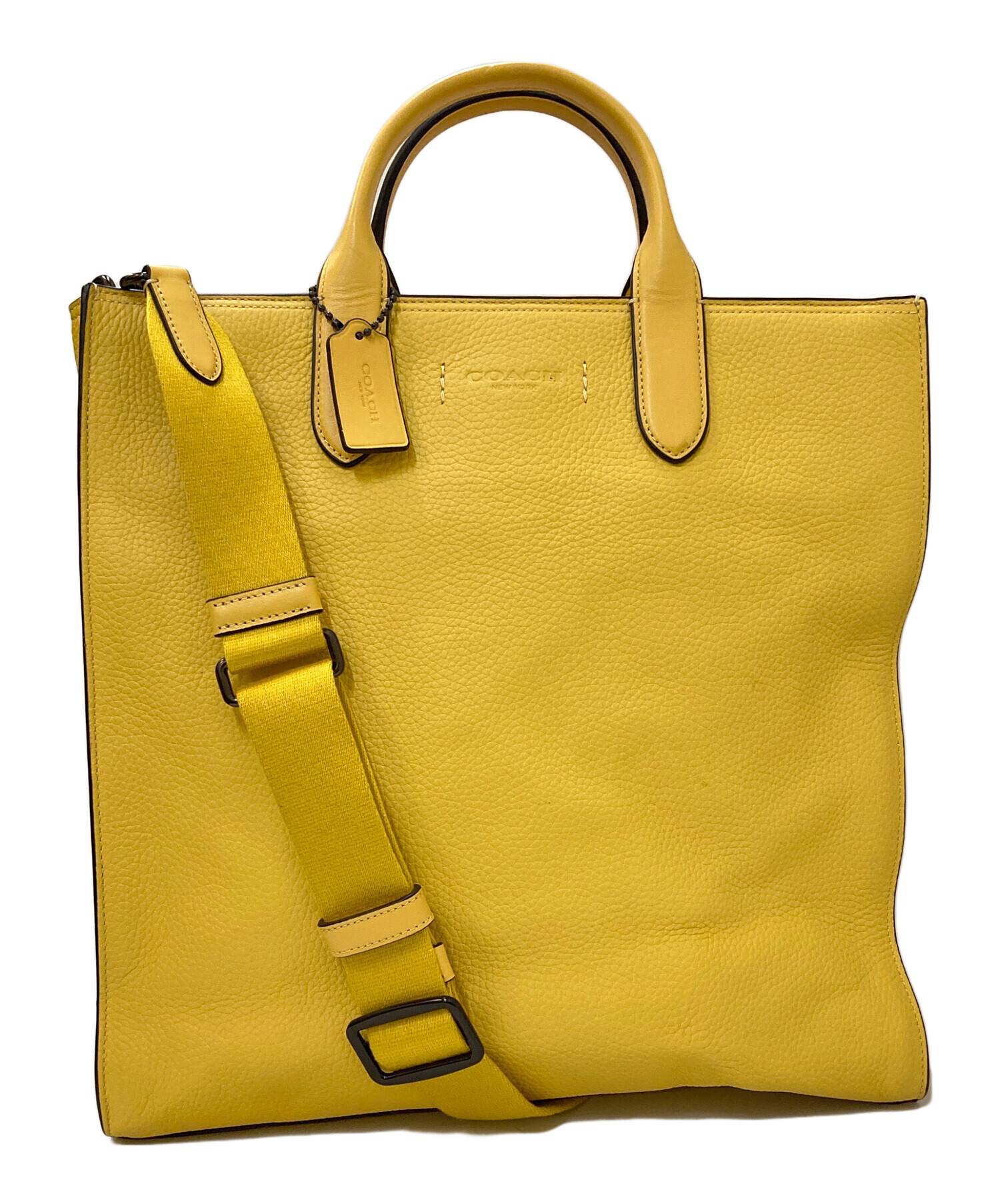 中古・古着通販】COACH (コーチ) 2WAYゴッサム トールトート イエロー